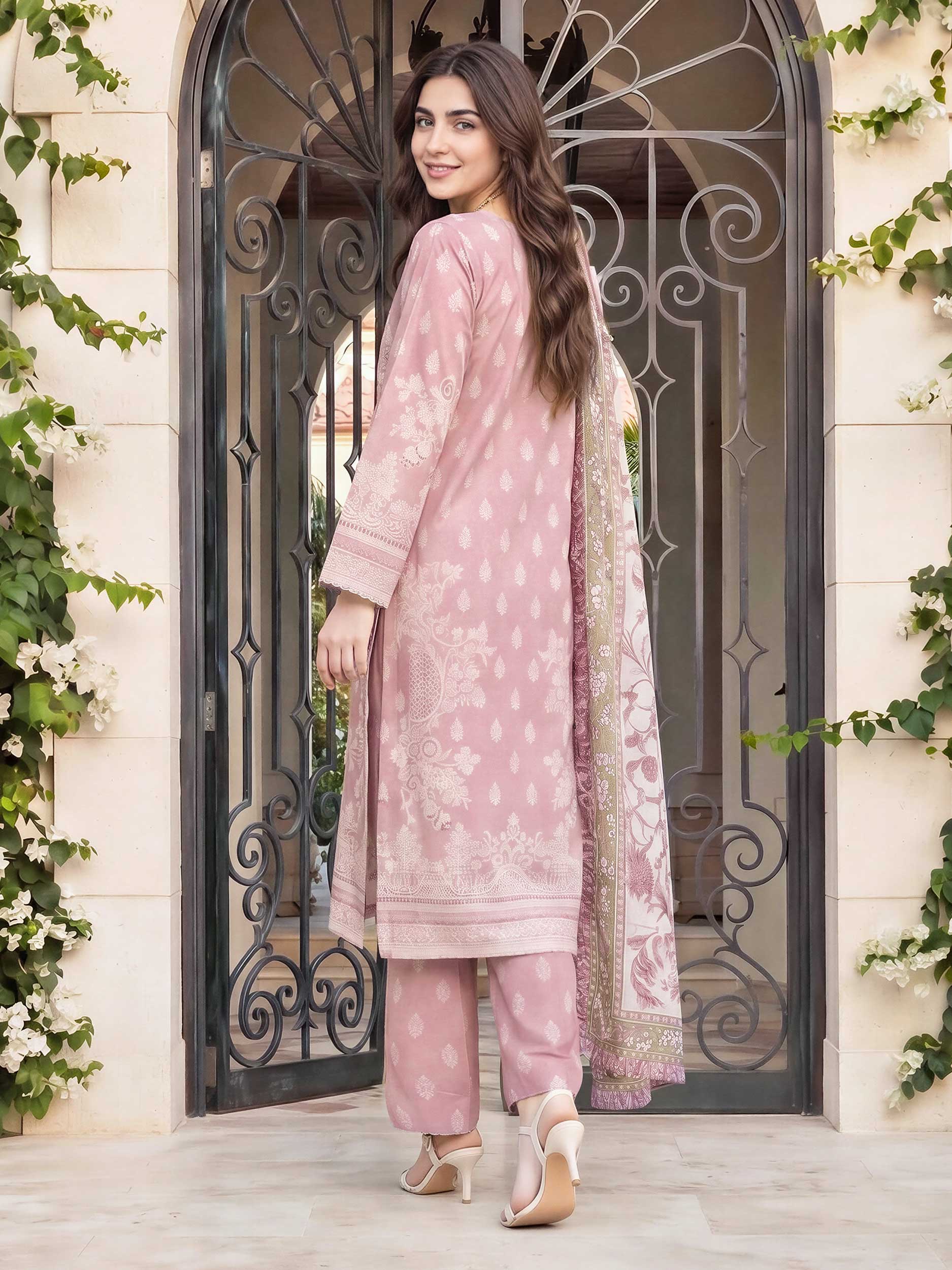 3 Piece Silk Suit (Pret) - Image 3