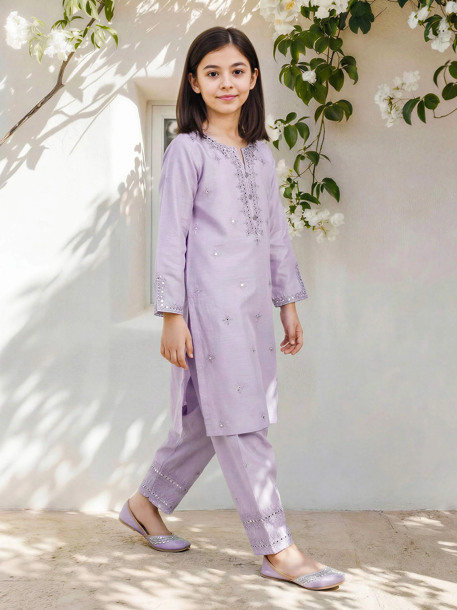 2 Piece Lawn Suit- Embroidered (Pret) - Image 2