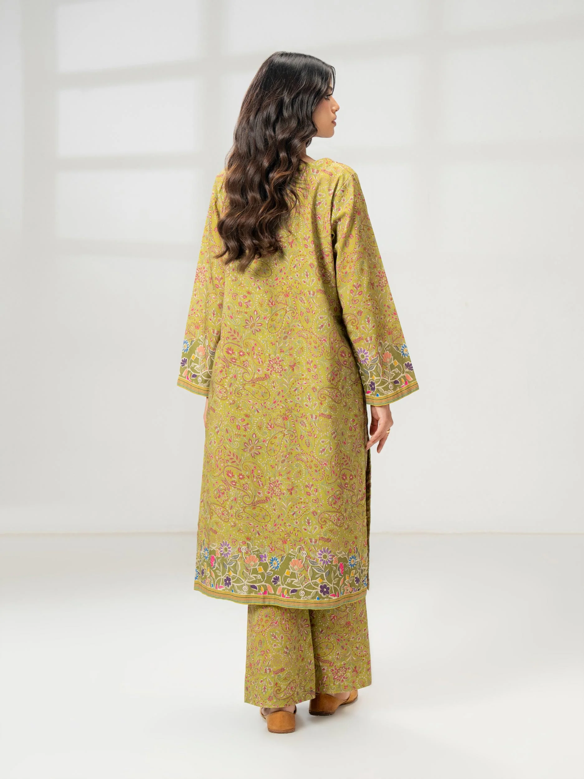 2 Piece Khaddar Suit-Printed (Pret) - Image 7