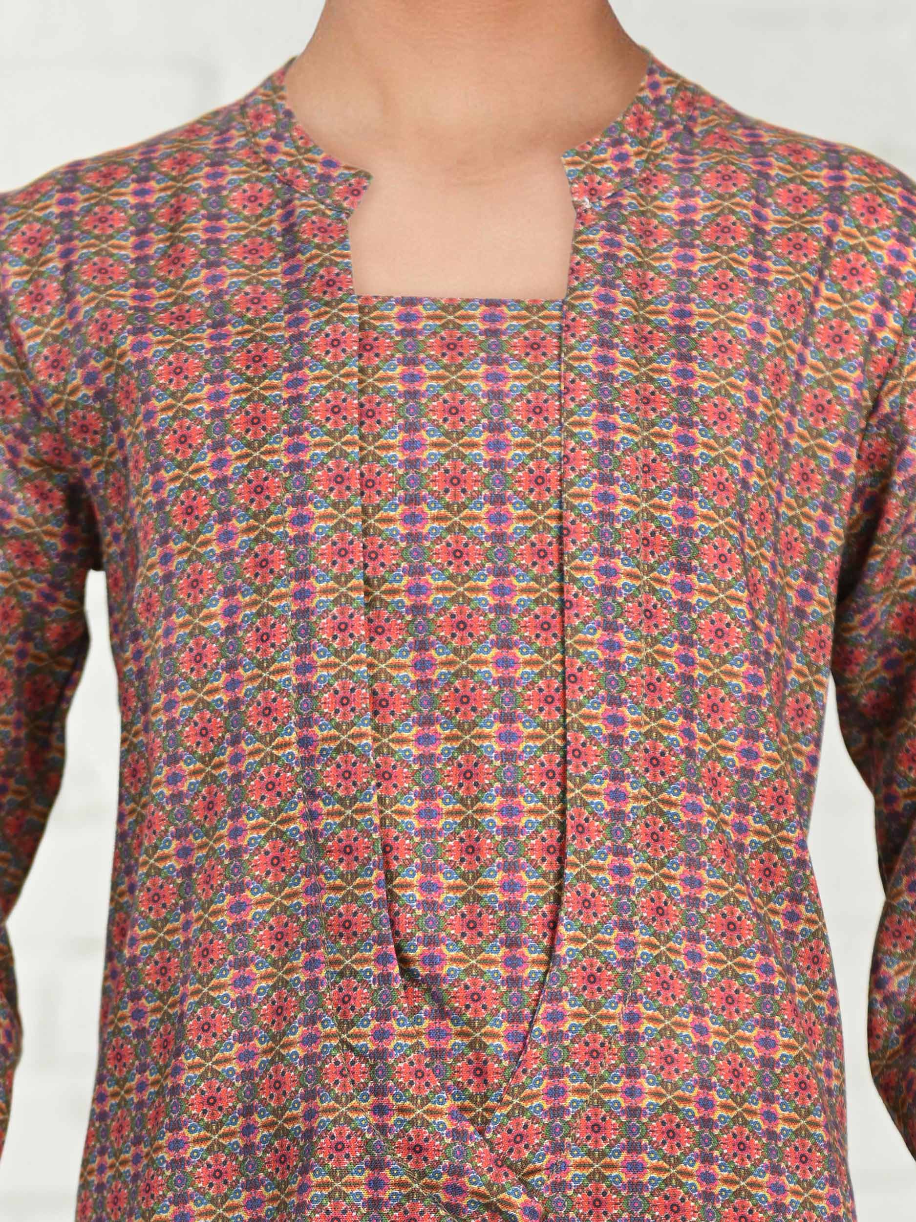 2 Piece Khaddar Suit (Pret) - Image 3