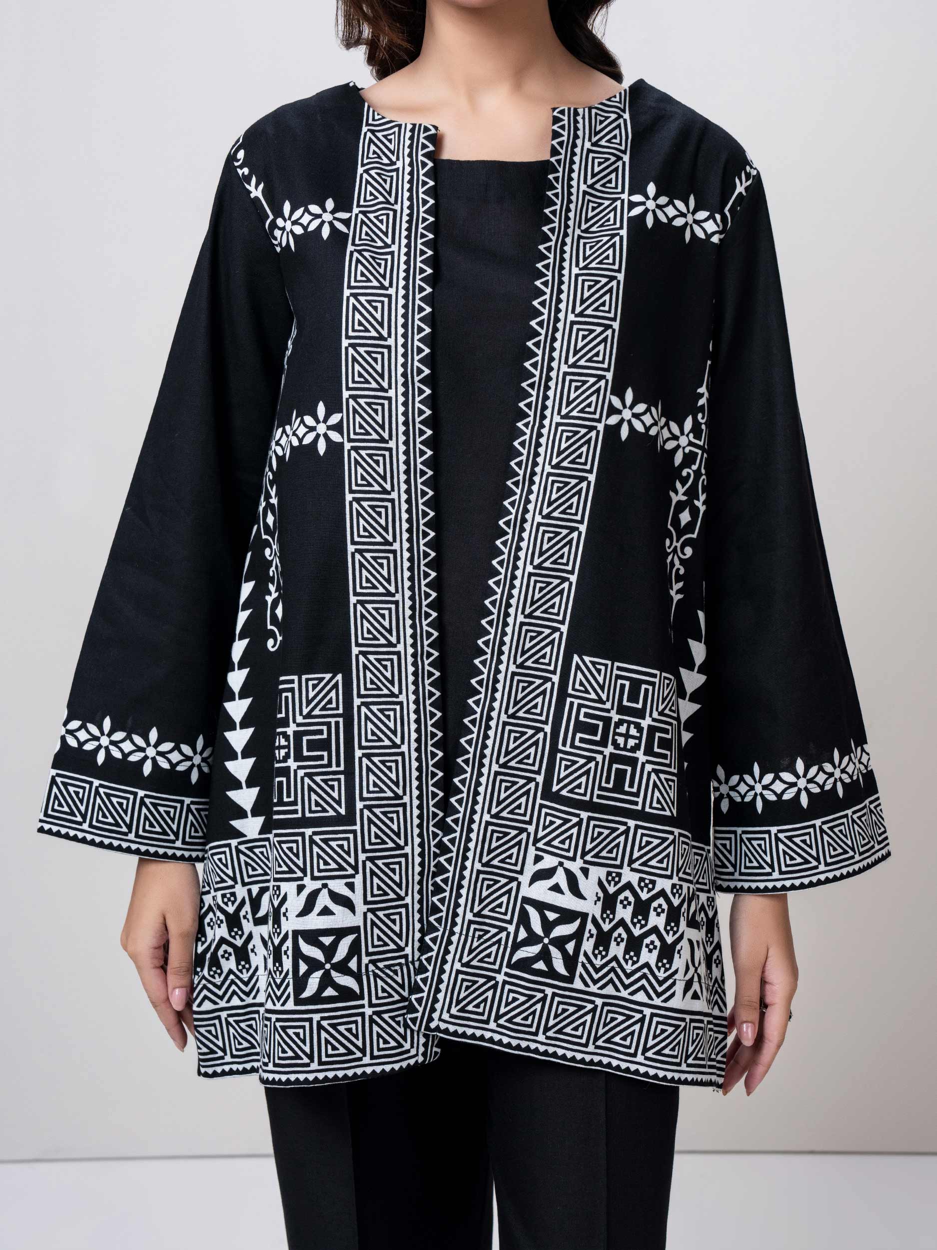 Khaddar Cardigan Co-ord Set - Image 6