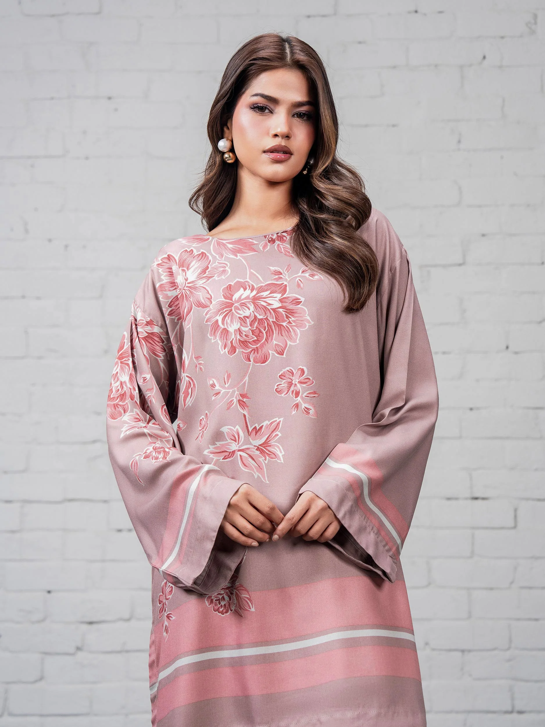 2 Piece Crepe Suit (Pret) - Image 6