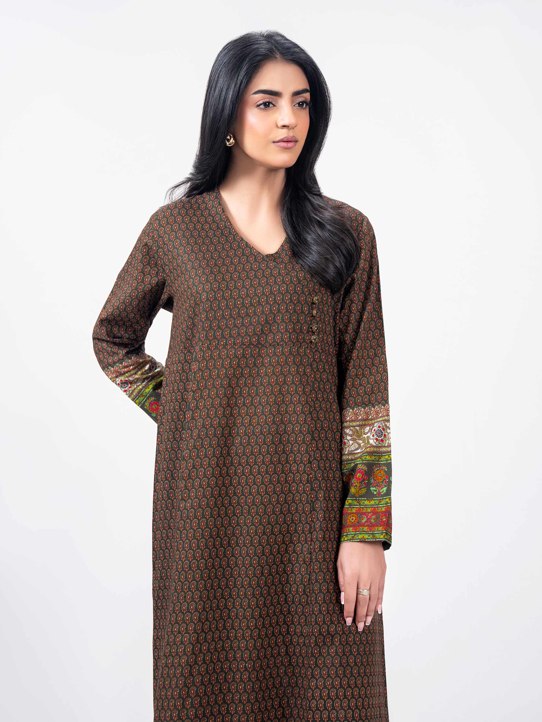 2 Piece Khaddar Suit (Pret) - Image 4