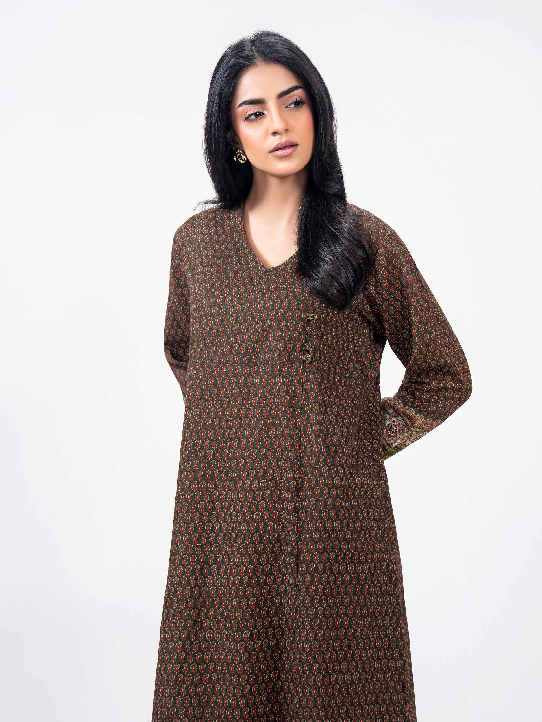2 Piece Khaddar Suit (Pret) - Image 5