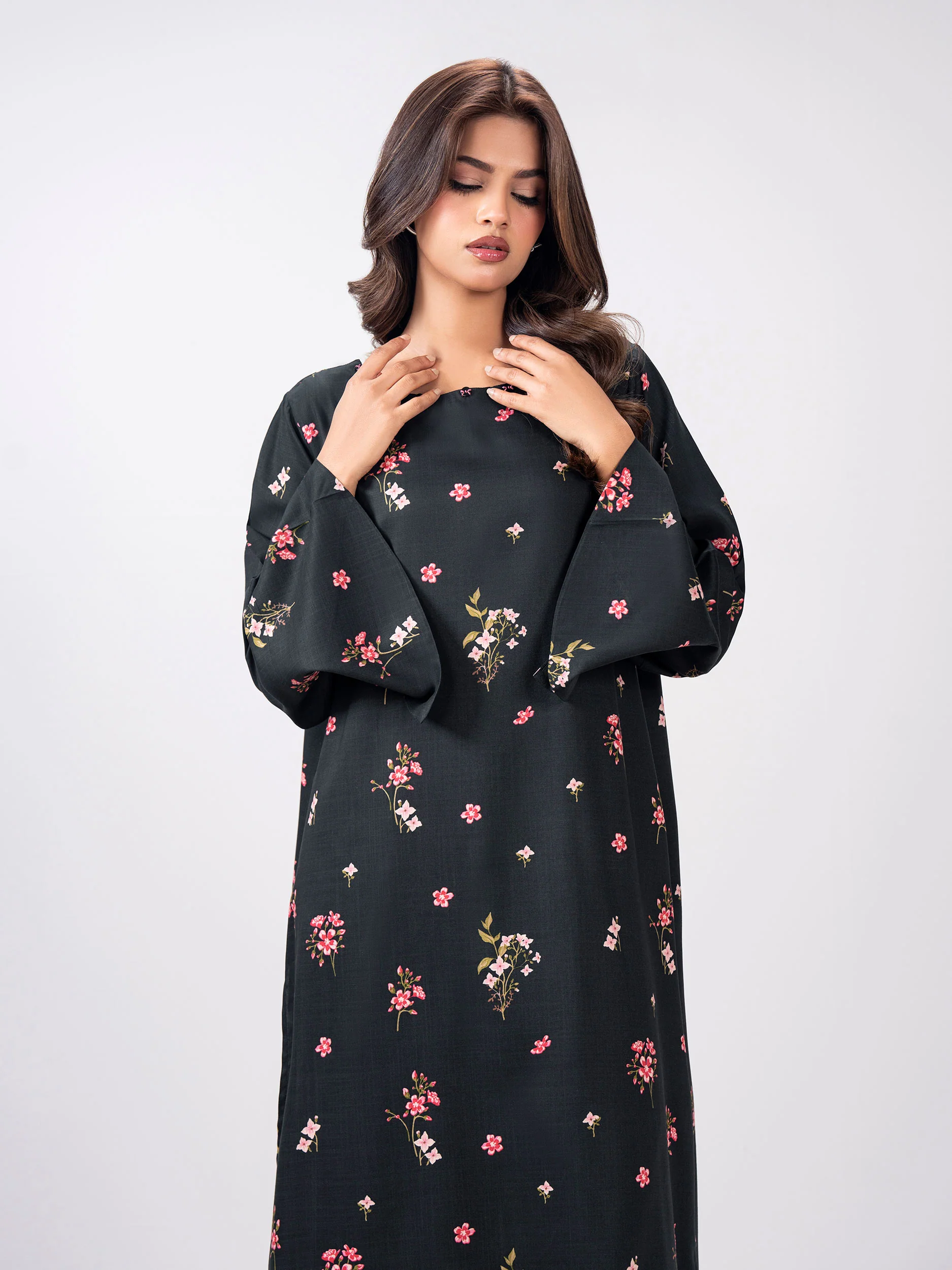 2 Piece Viscose Slub Suit (Pret) - Image 3