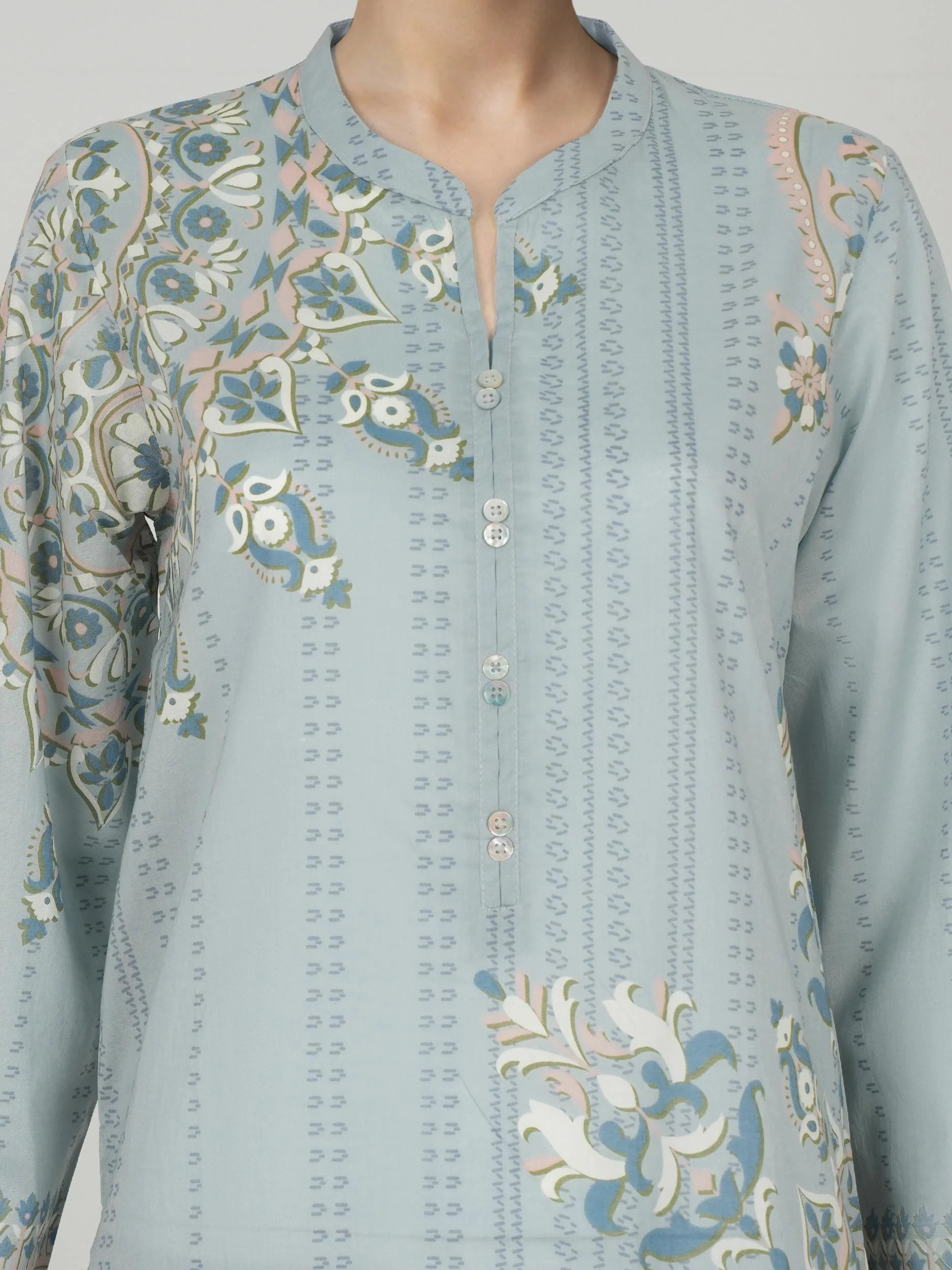 2 Piece Cambric Suit (Pret) - Image 4