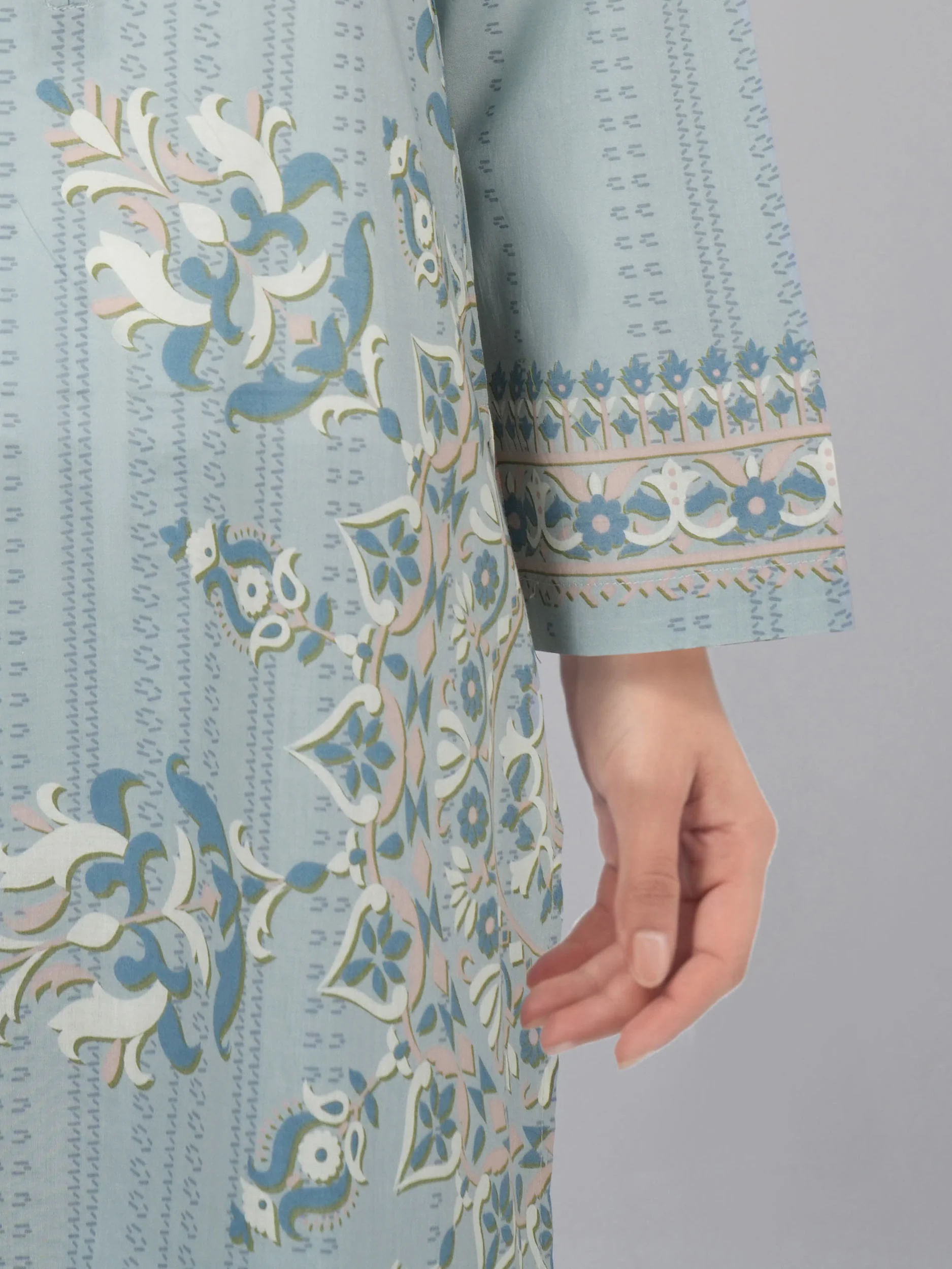 2 Piece Cambric Suit (Pret) - Image 5