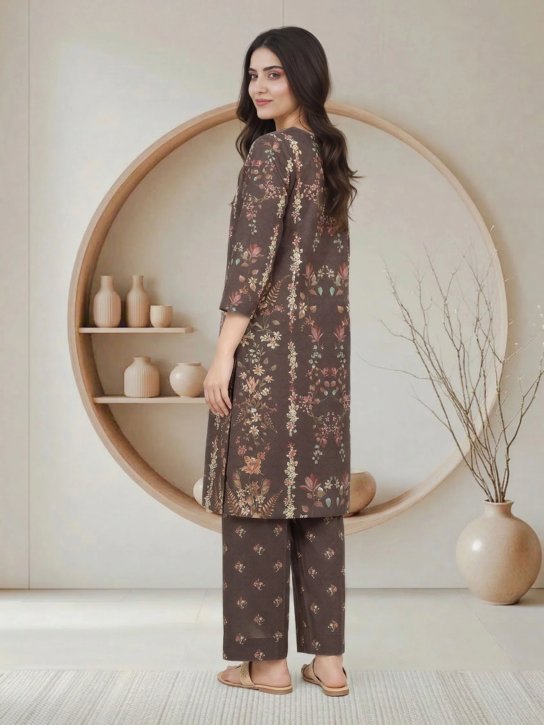 2 Piece Lawn Suit (Pret) - Image 3