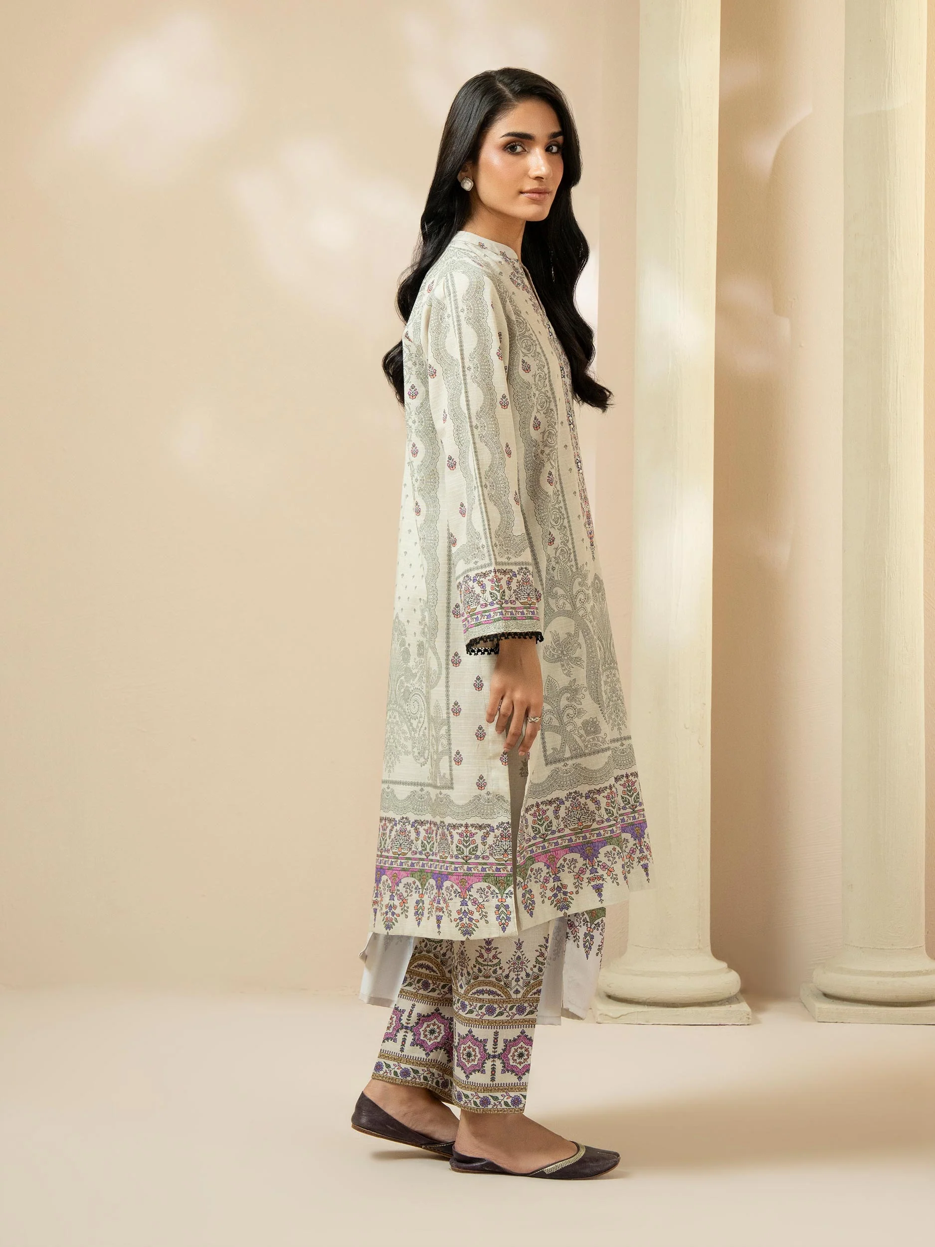 3 Piece Khaddar Suit (Pret) - Image 4