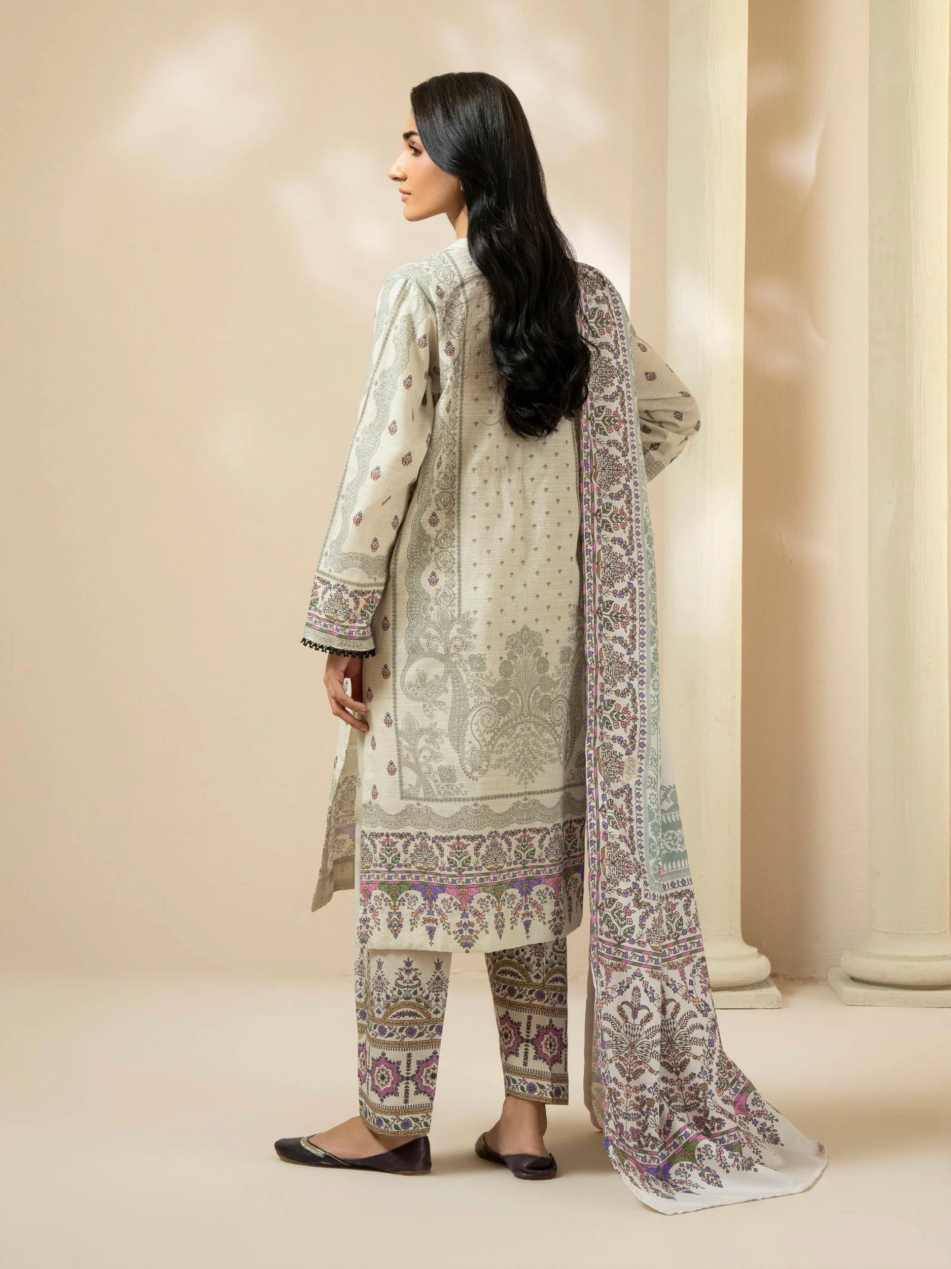3 Piece Khaddar Suit (Pret) - Image 5