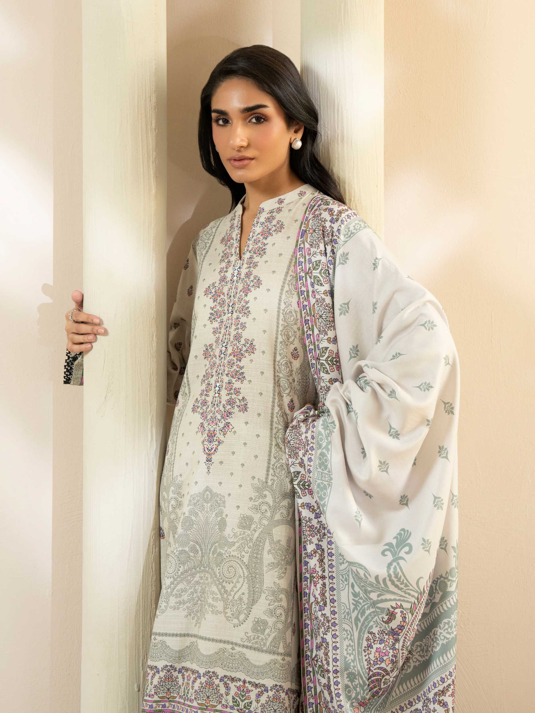3 Piece Khaddar Suit (Pret) - Image 6