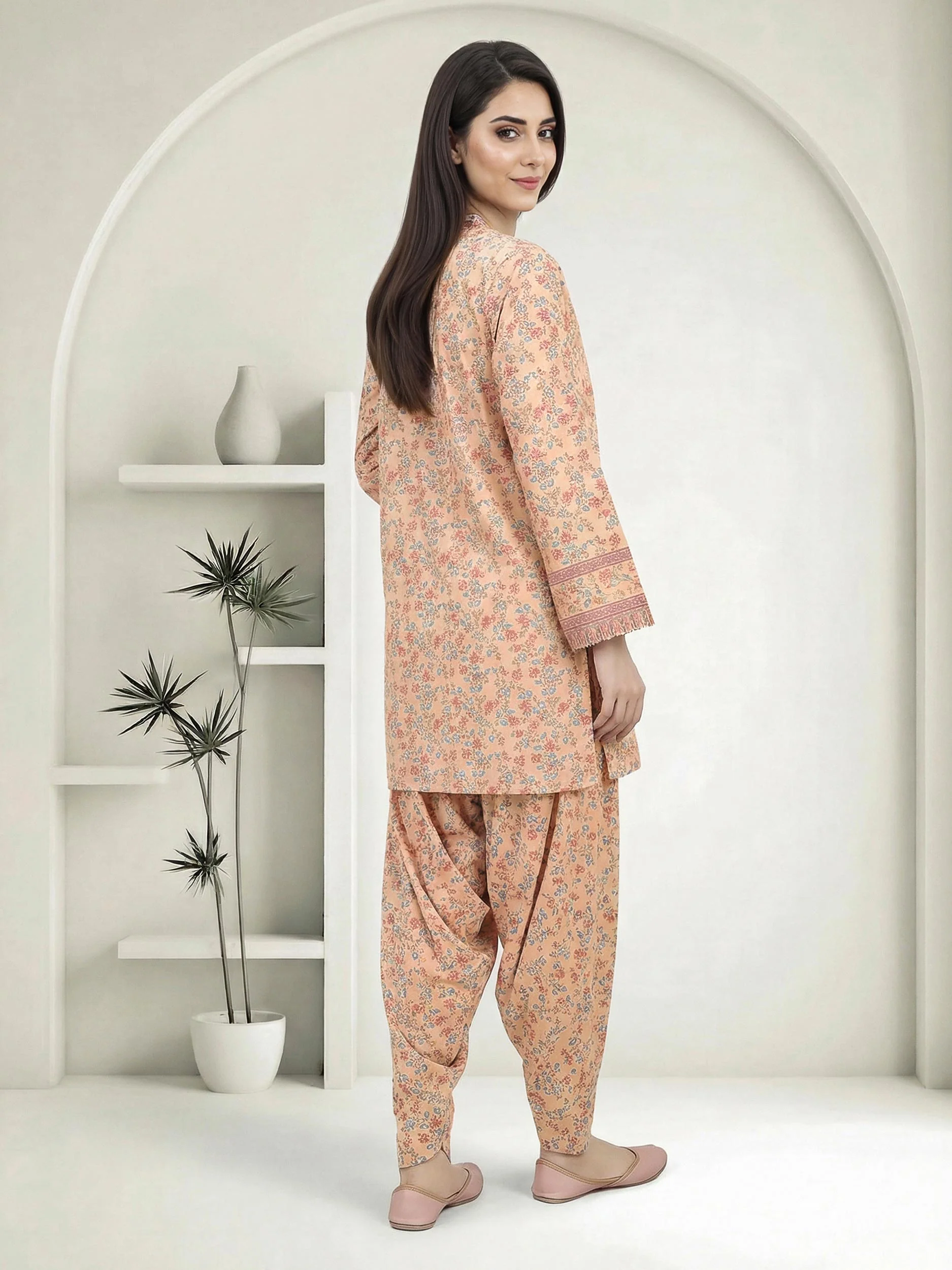 2 Piece Lawn Suit (Pret) - Image 3