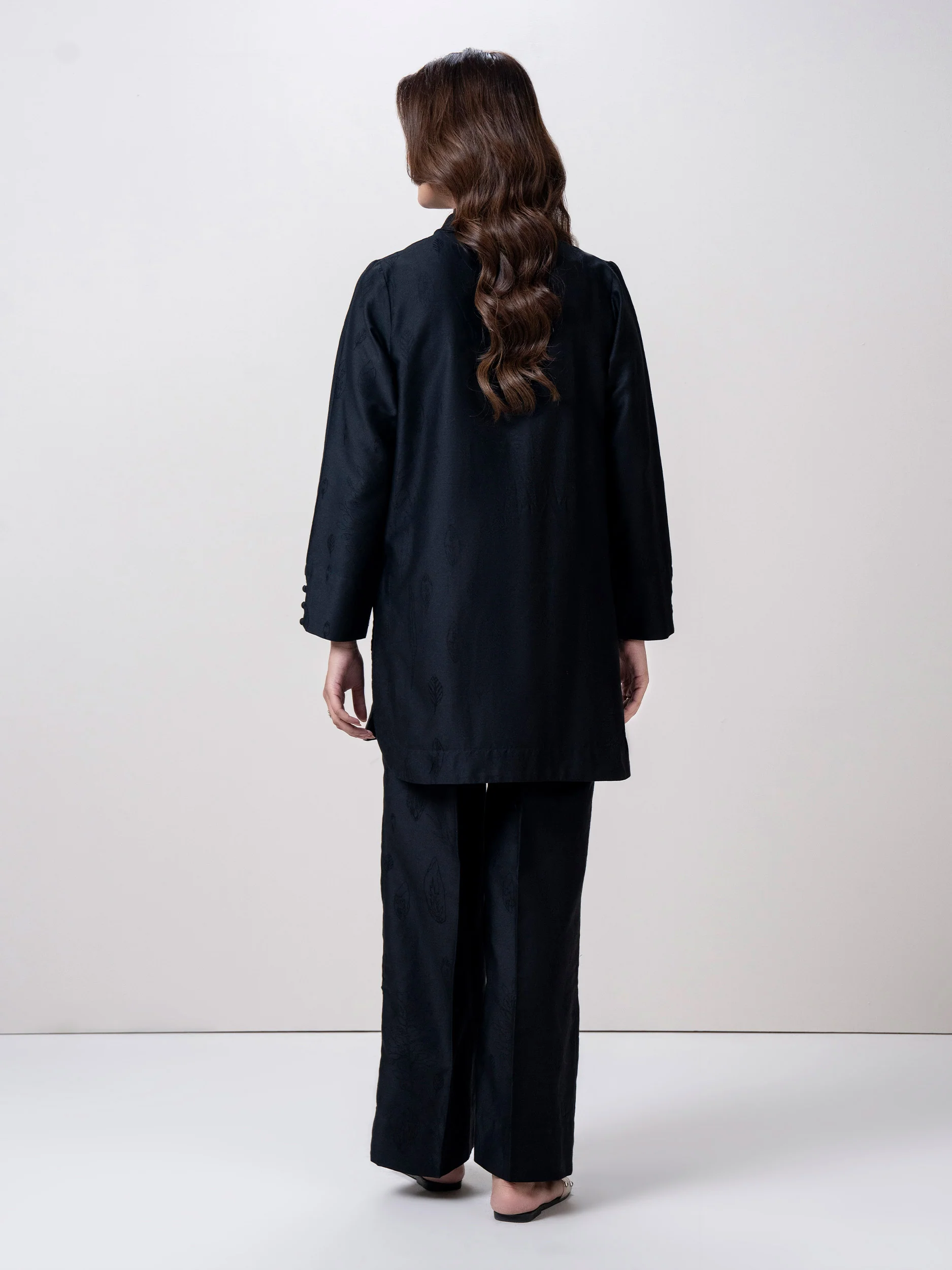 Jacquard Yarn-Dyed Co-ord Set - Image 3