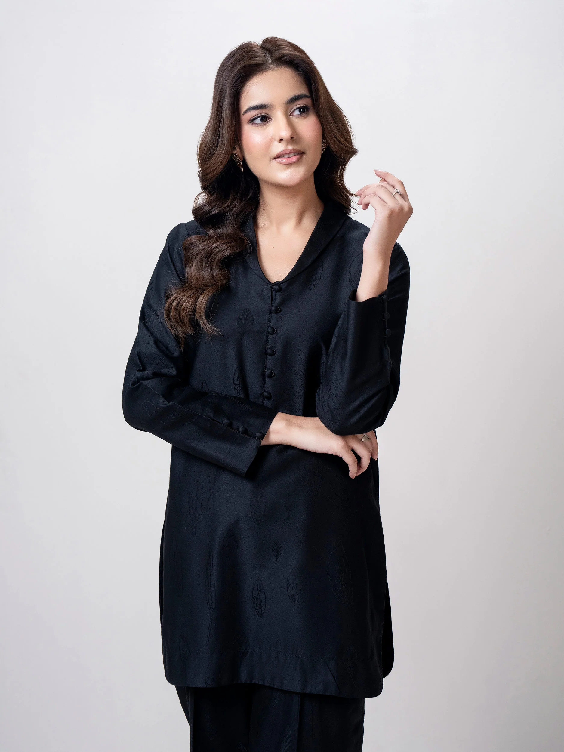 Jacquard Yarn-Dyed Co-ord Set - Image 5
