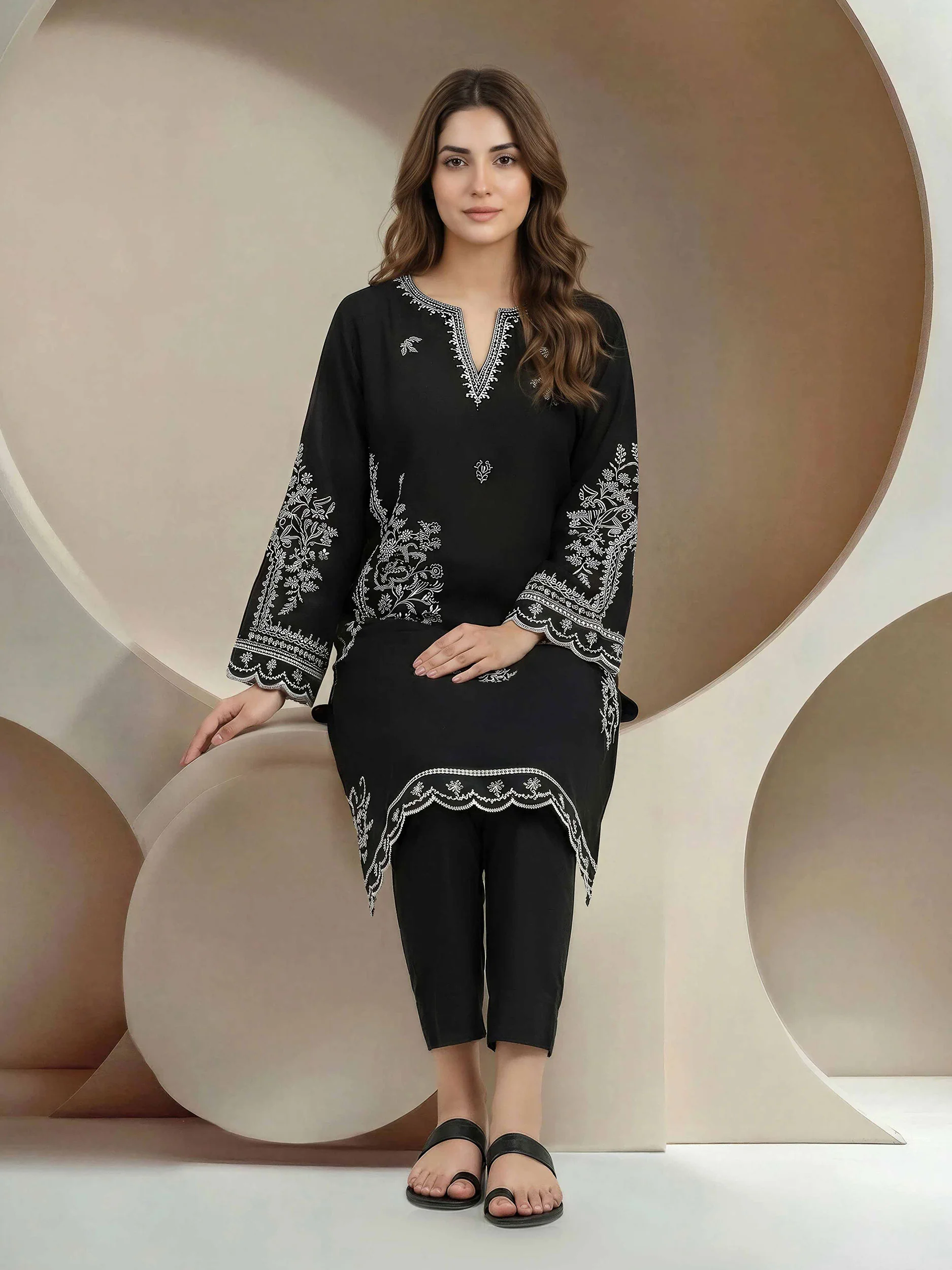 Dobby Shirt-Embroidered (Pret) - Image 2