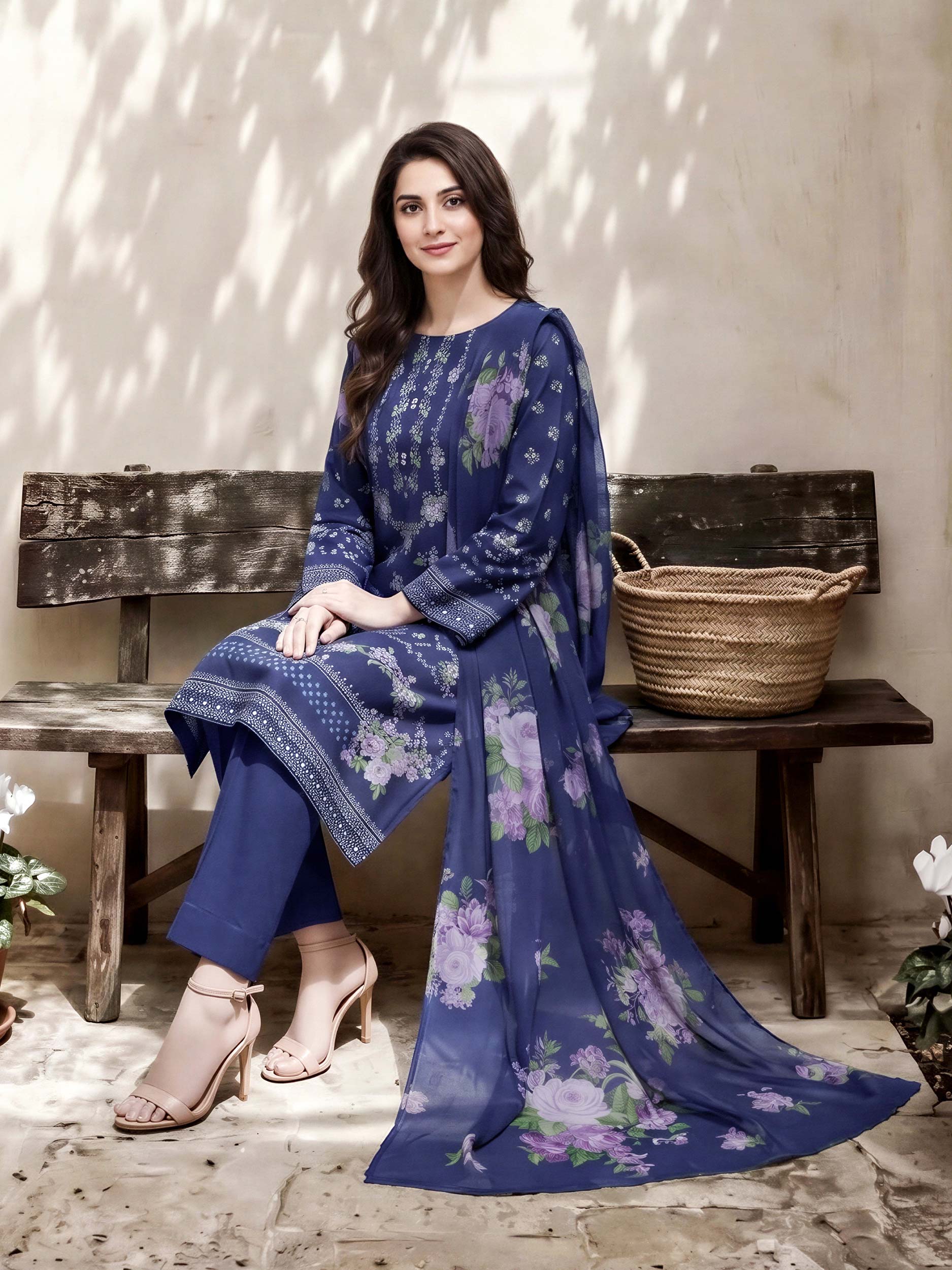 3 Piece Lawn Suit (Pret) - Image 2