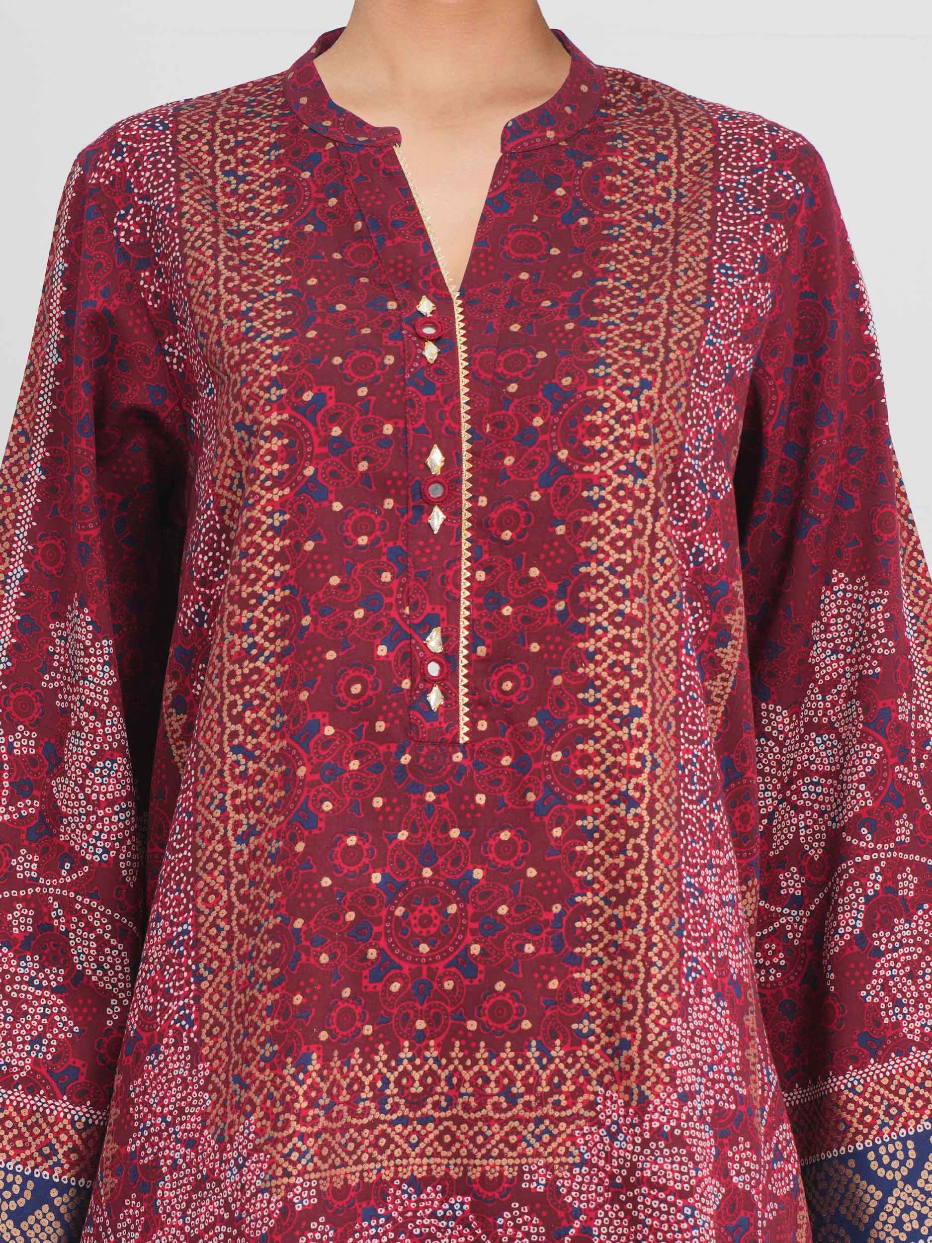 2 Piece Satin Suit (Pret) - Image 3
