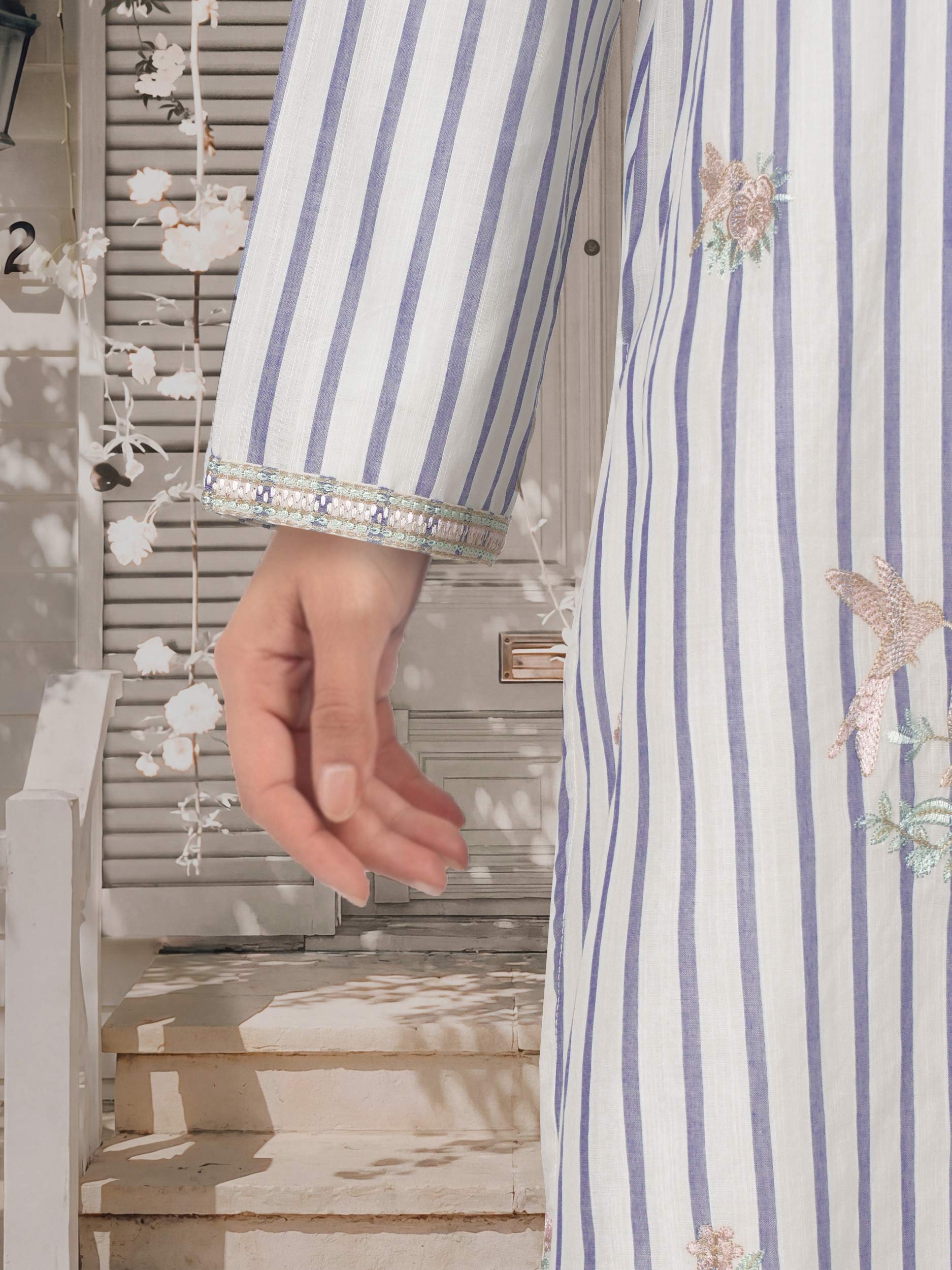 Yarn Dyed Shirt- Embroidered (Pret) - Image 6
