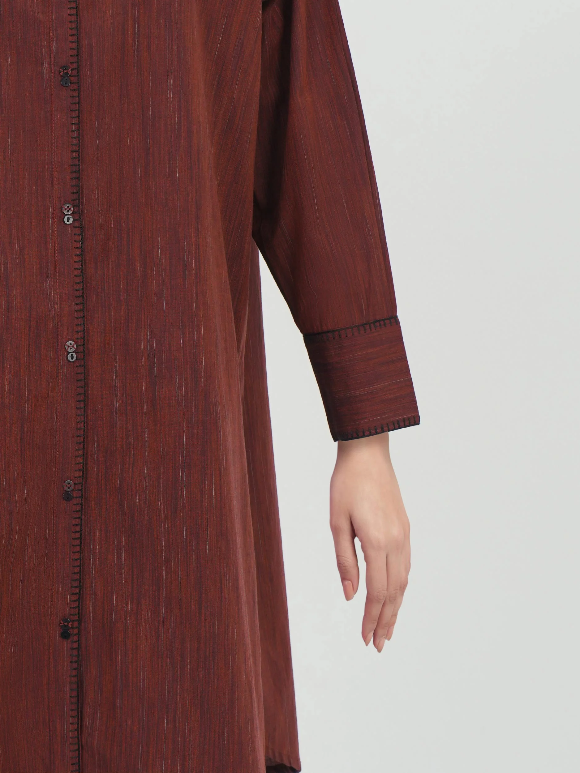 2 Piece Yarn Dyed Suit- Embroidered (Pret) - Image 5