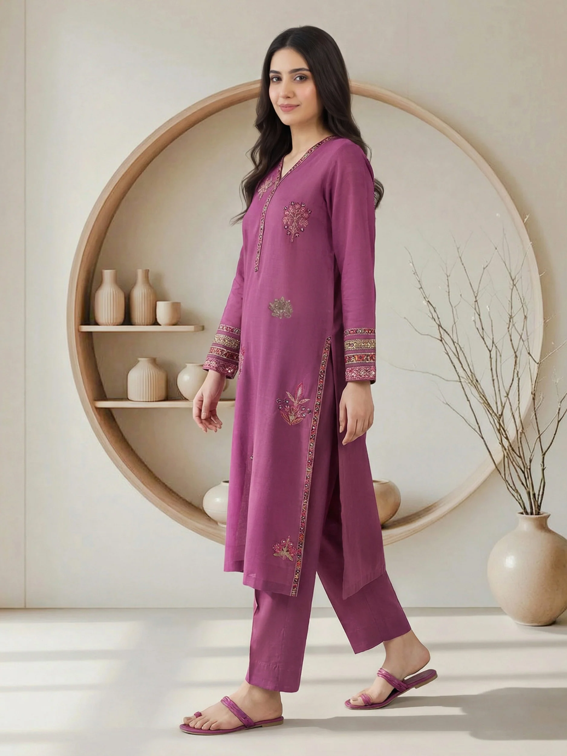 2 Piece Lawn Missouri Suit- Embroidered (Pret) - Image 2
