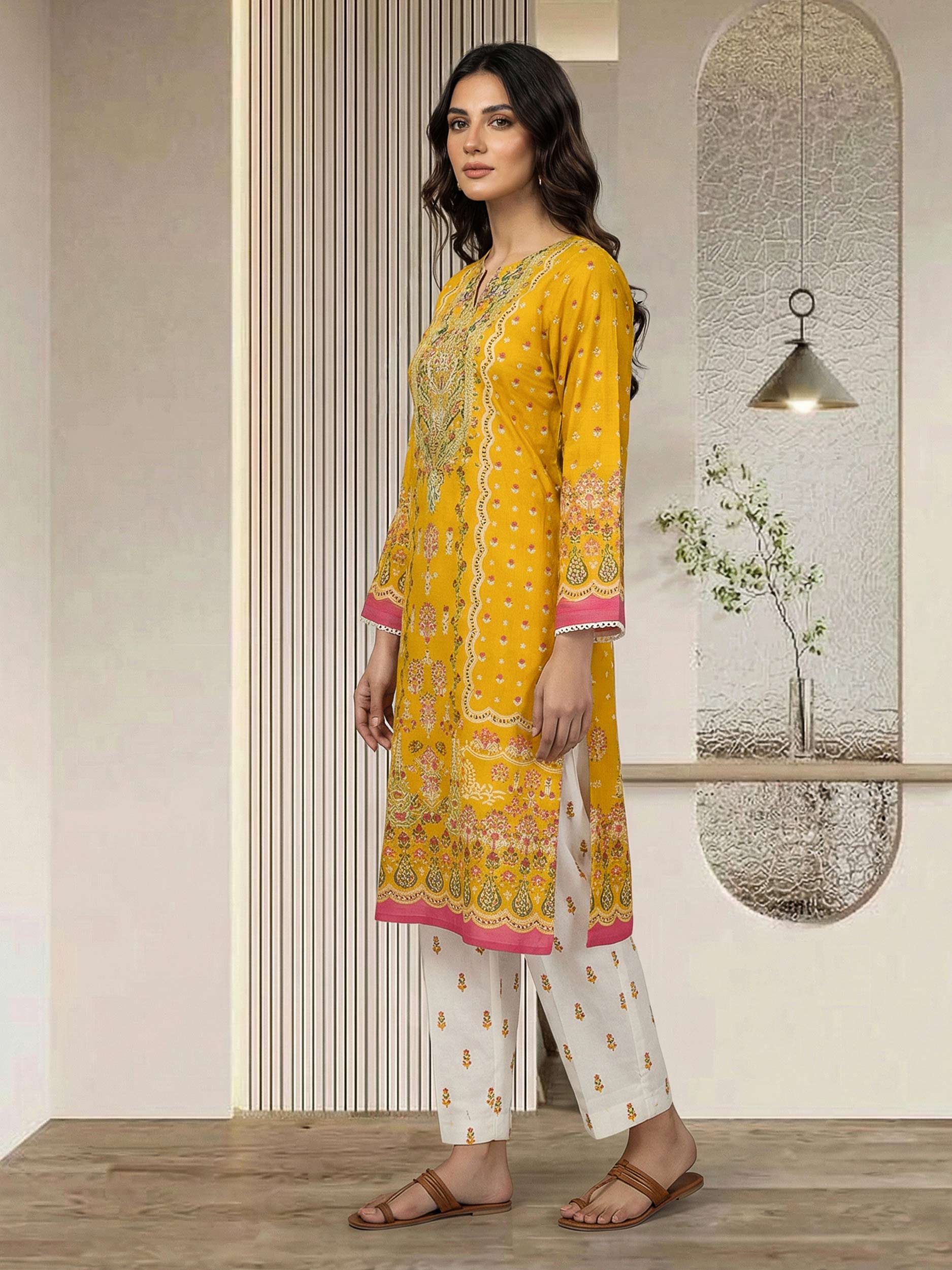 2 Piece Lawn Suit (Pret) - Image 2