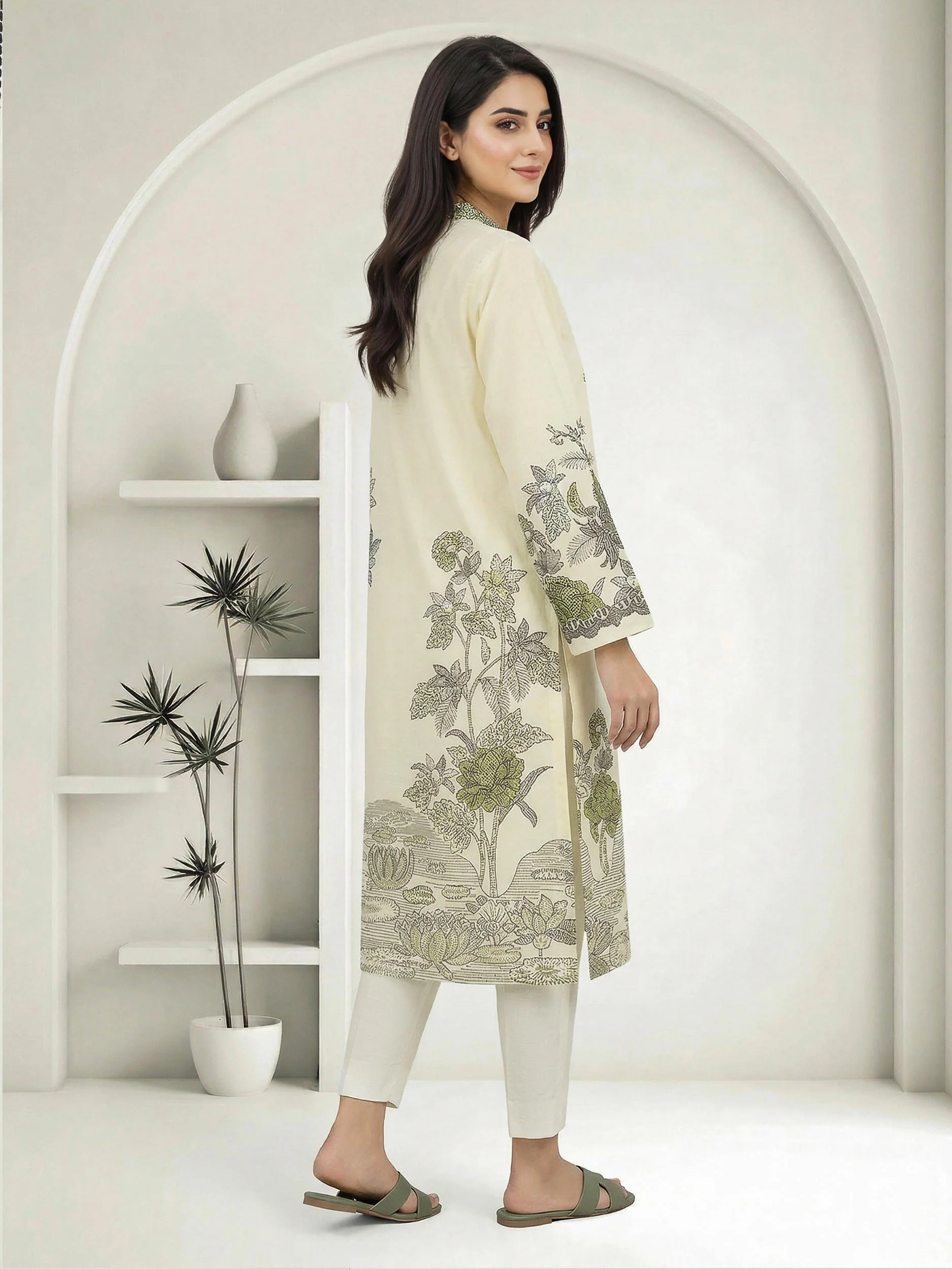 Lawn Slub Shirt (Pret) - Image 3