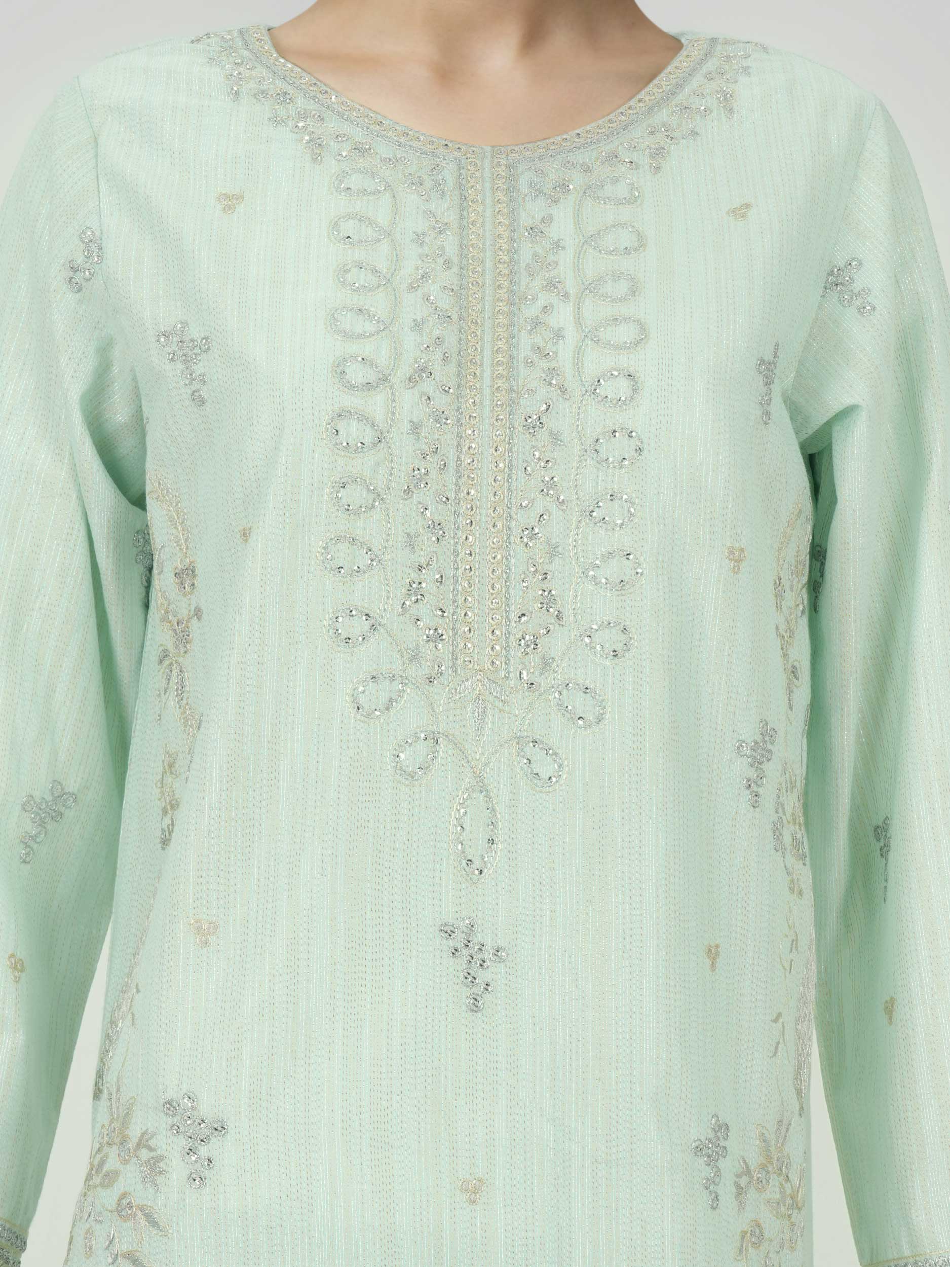 3 Piece Lawn Missouri Suit- Embroidered (Pret) - Image 4
