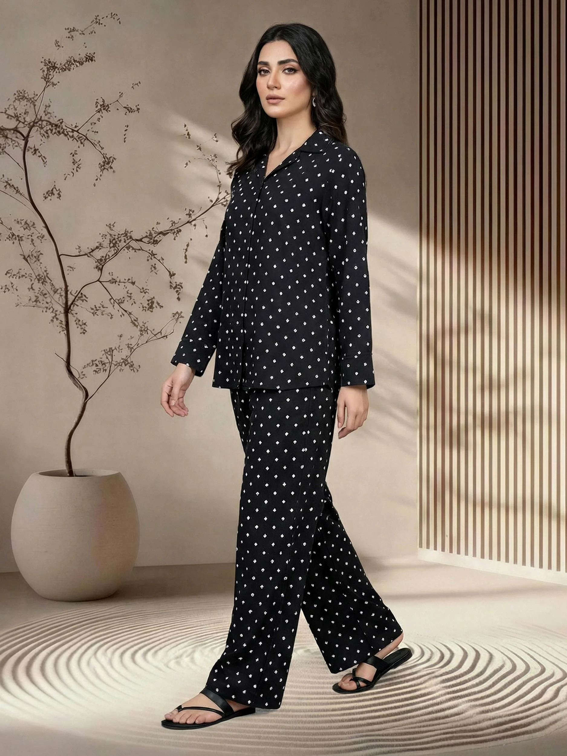 Viscose Slub Co-ord set - Image 2