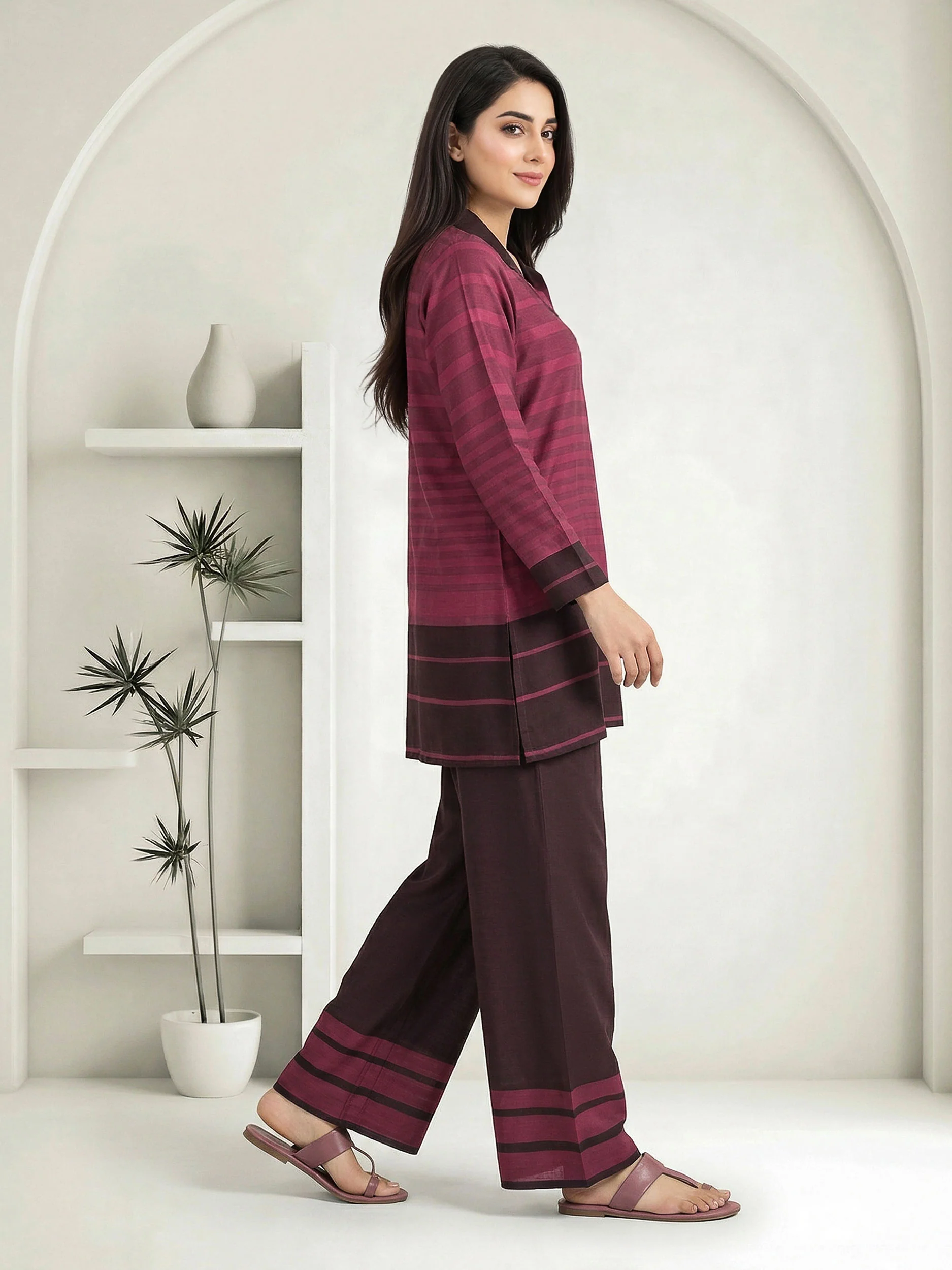 2 Piece Viscose Filament Suit (Pret) - Image 2