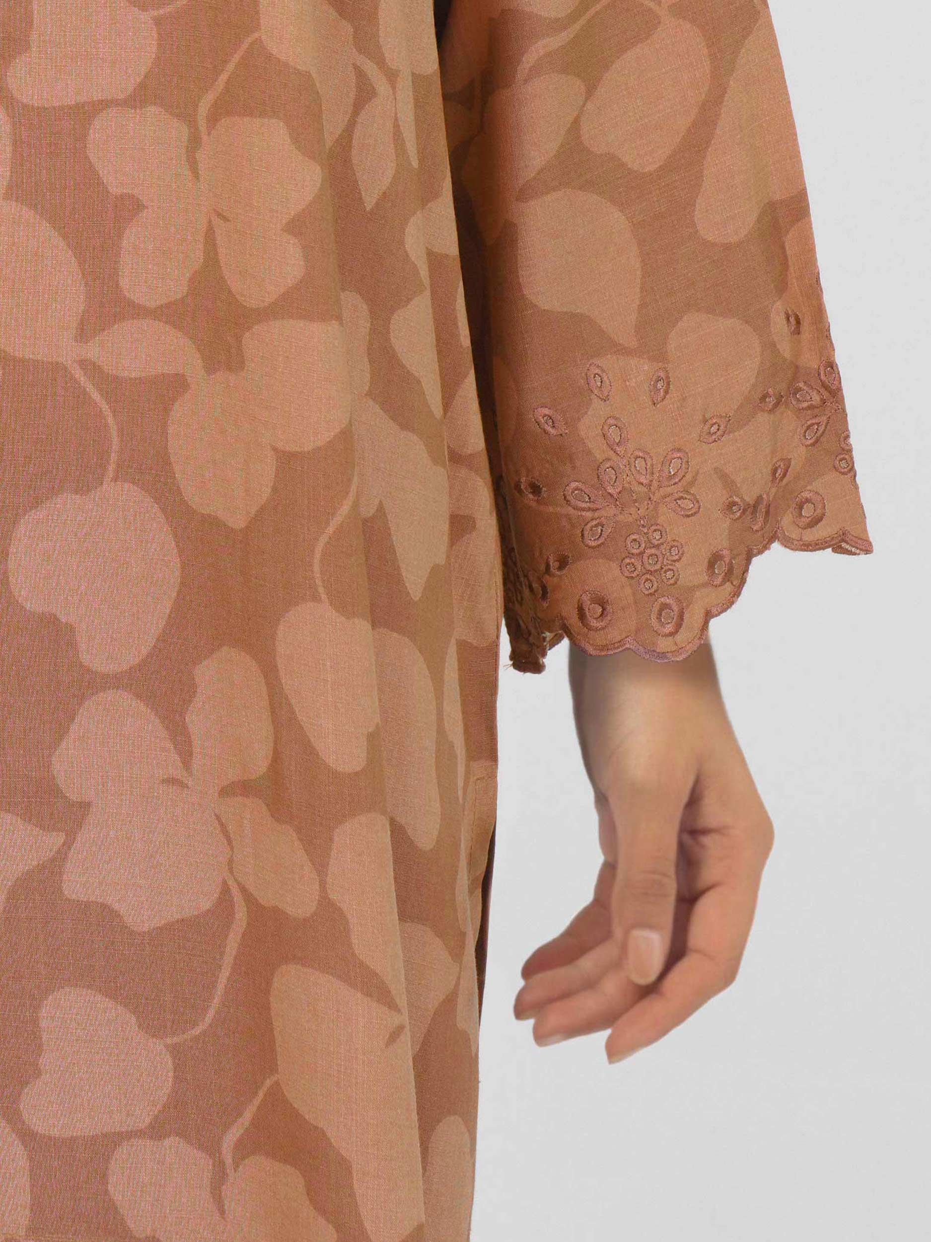 Viscose Slub Co-ord set- Embroidered - Image 5
