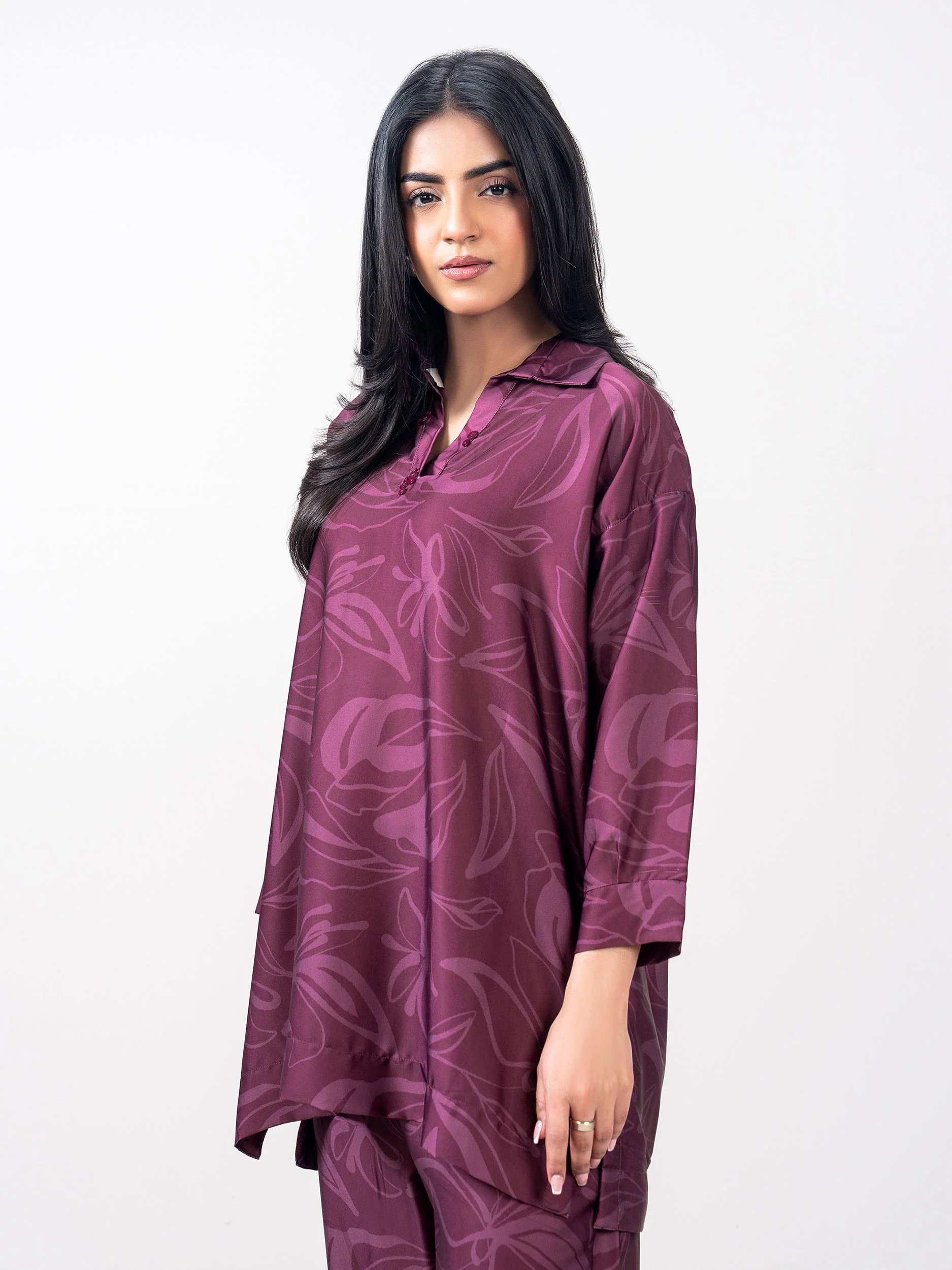 2 Piece Silk Suit (Pret) - Image 6