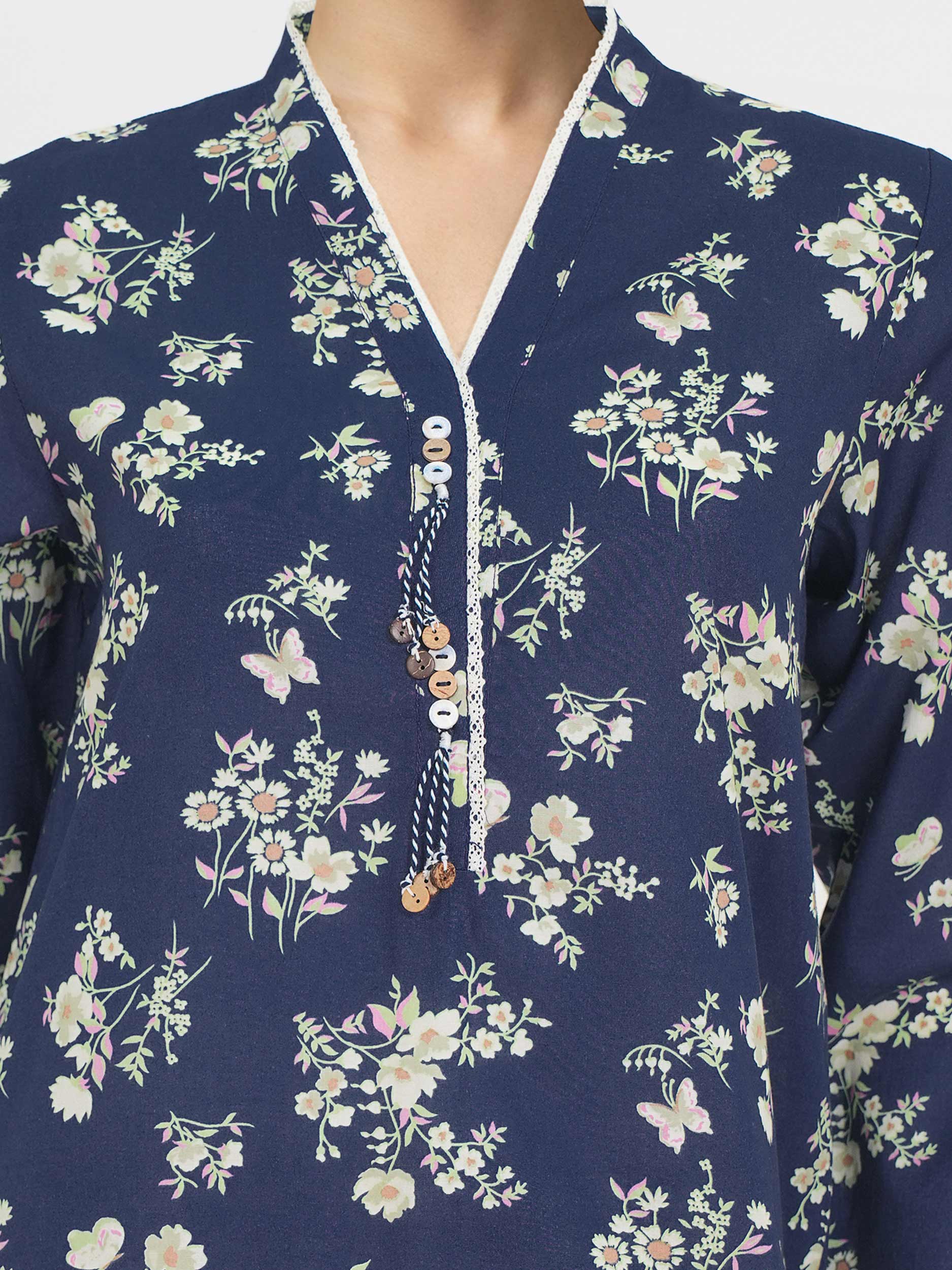 2 Piece Cambric Suit (Pret) - Image 3