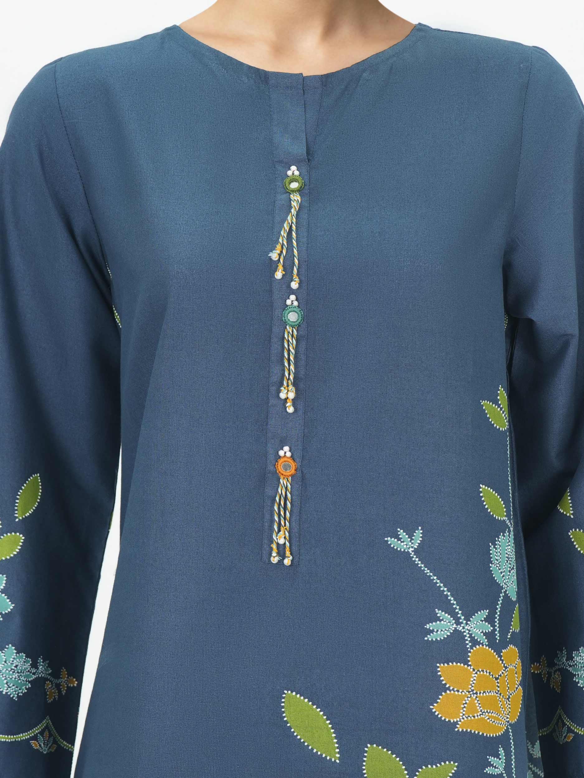 2 Piece Cambric Suit (Pret) - Image 4