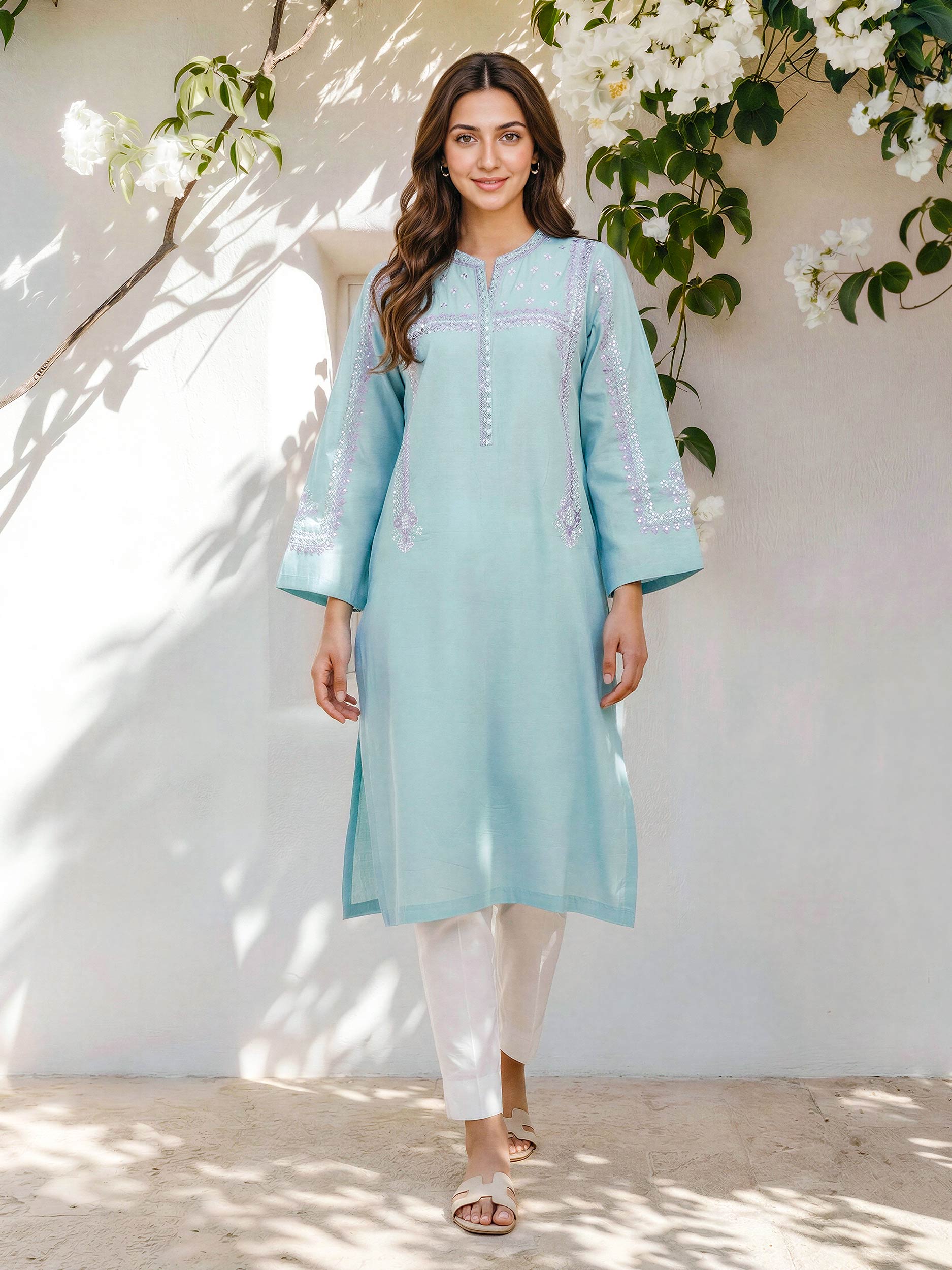 Dobby Shirt-Embroidered (Pret) - Image 2