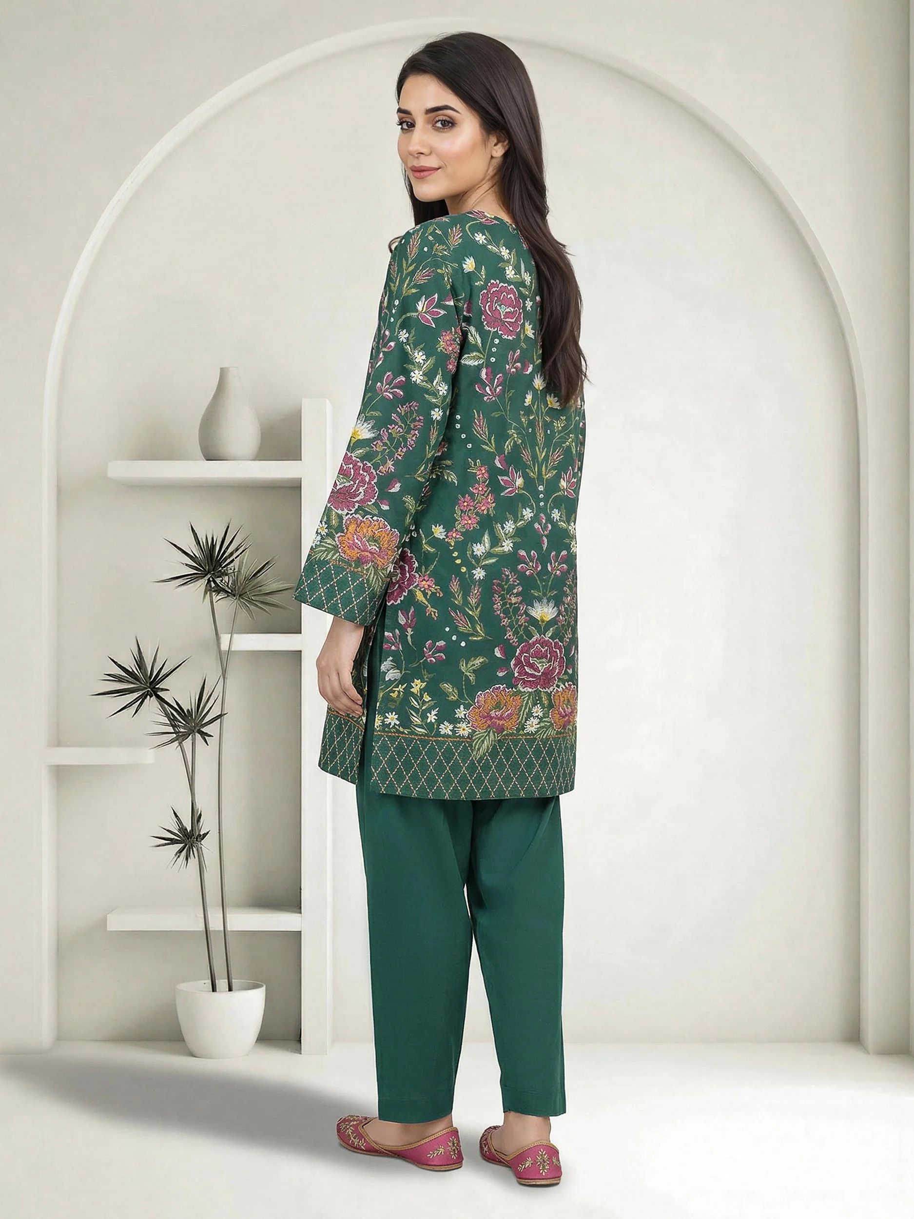 2 Piece Lawn Suit (Pret) - Image 3
