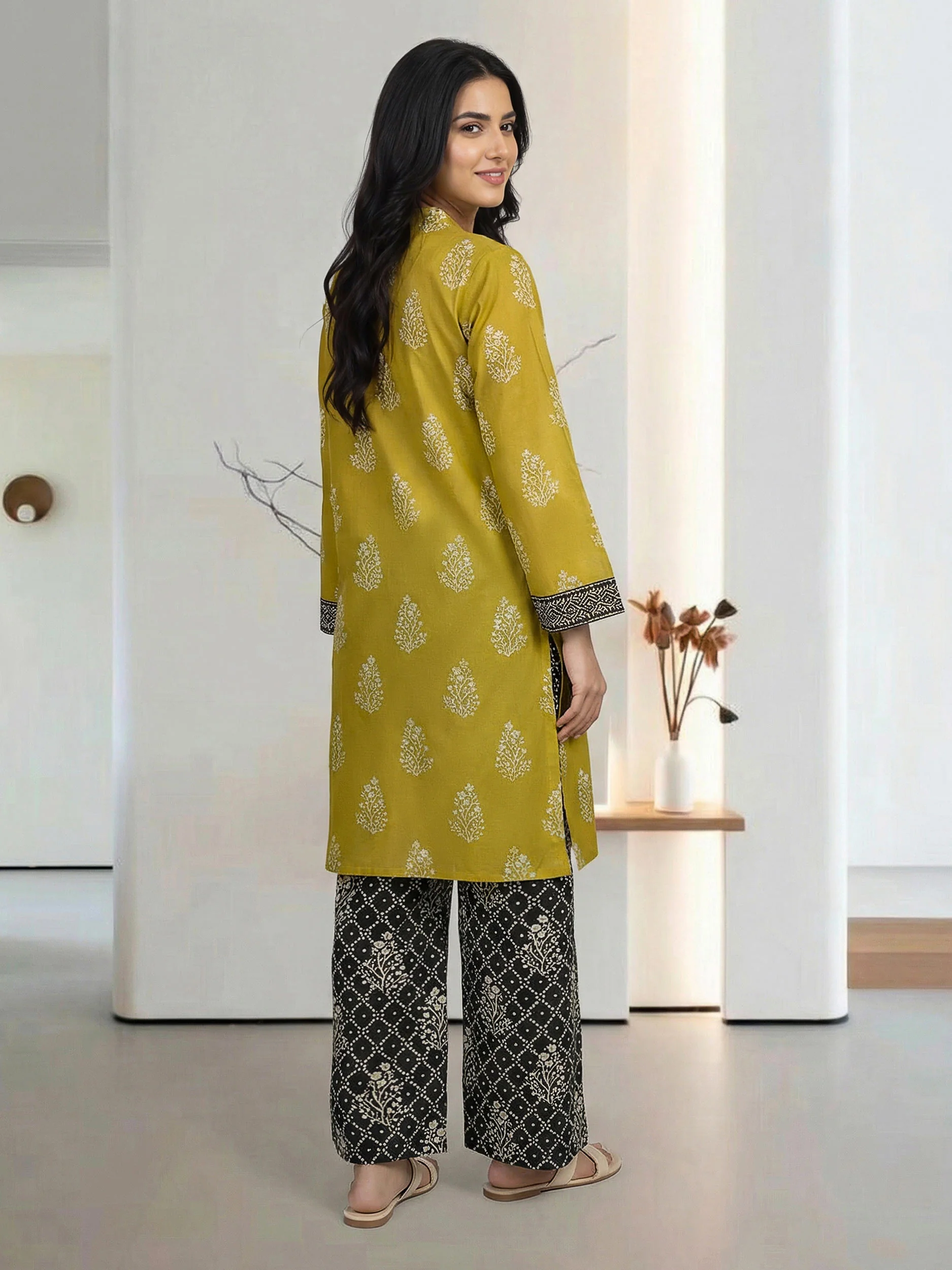 2 Piece Lawn Suit- Embroidered (Pret) - Image 3
