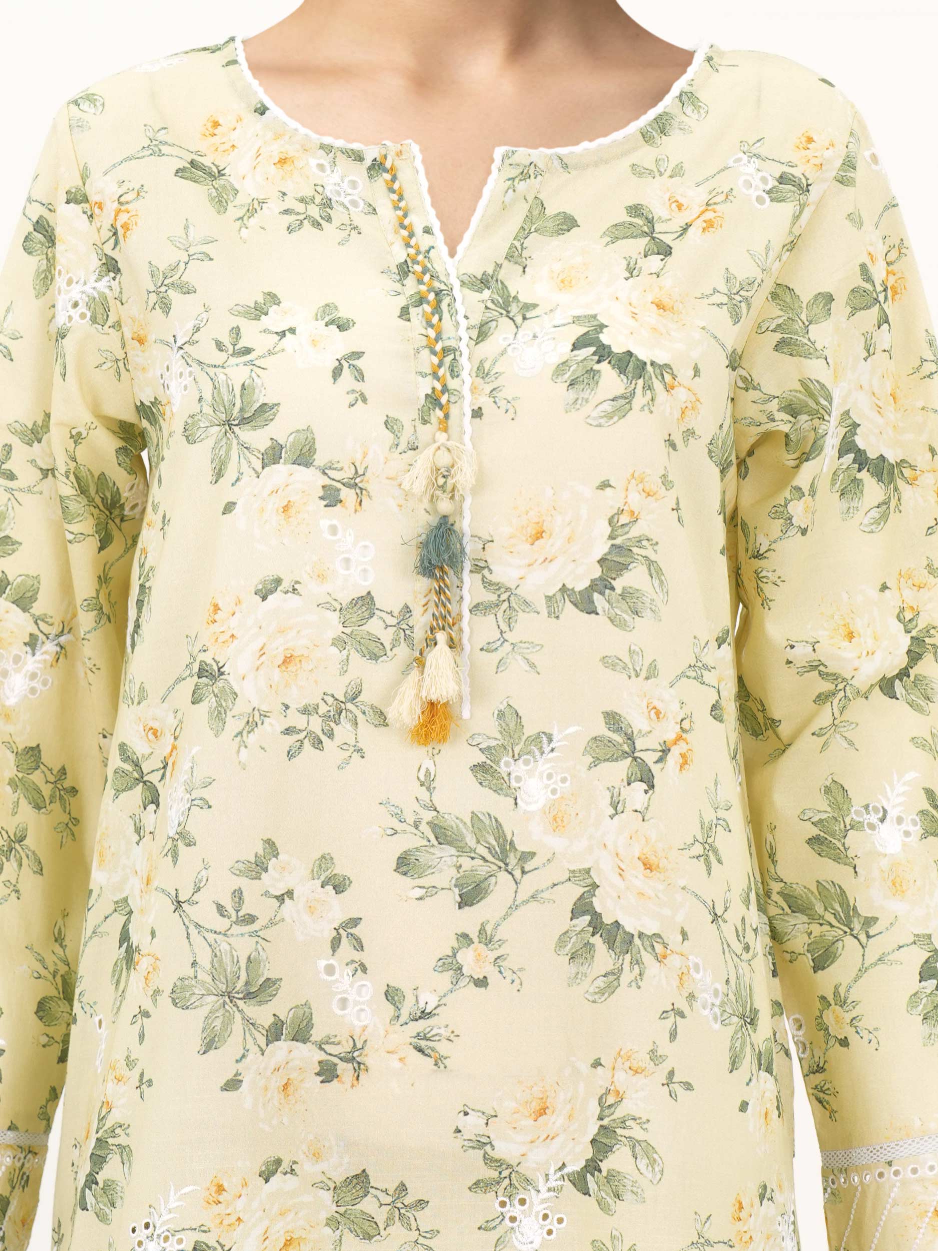 2 Piece Lawn Suit- Embroidered (Pret) - Image 4