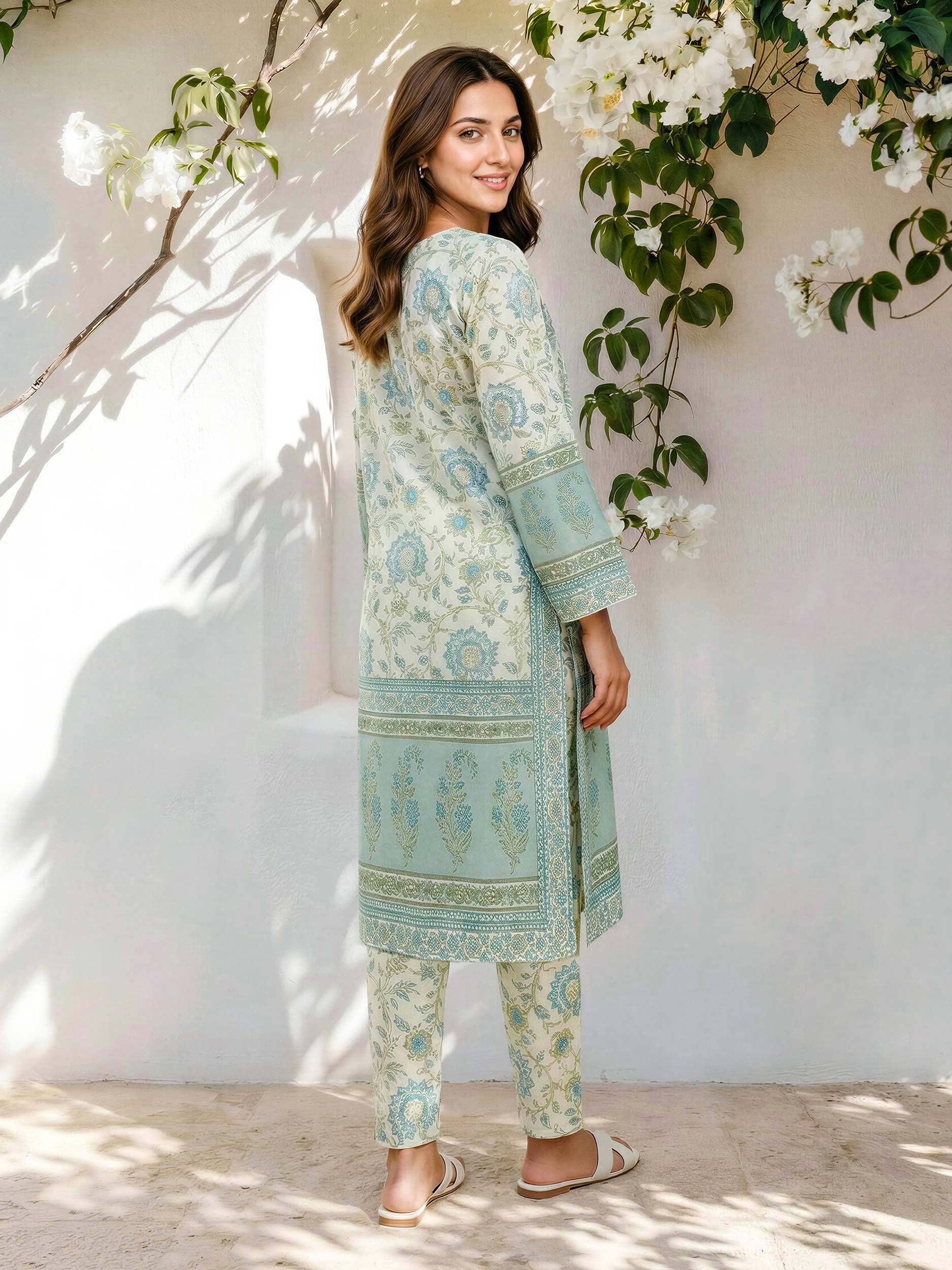 2 Piece Lawn Suit (Pret) - Image 3