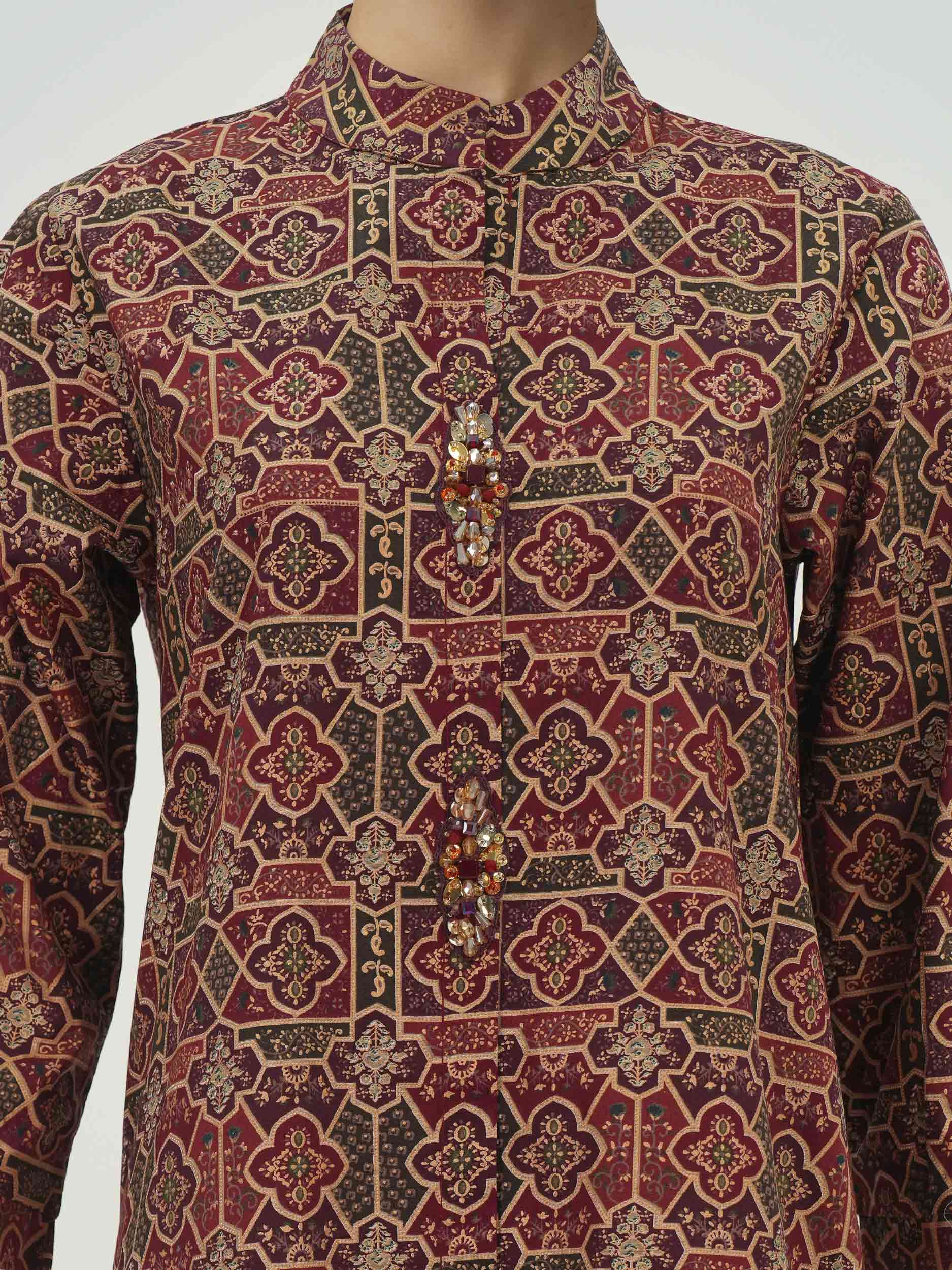 2 Piece Cambric Suit (Pret) - Image 4