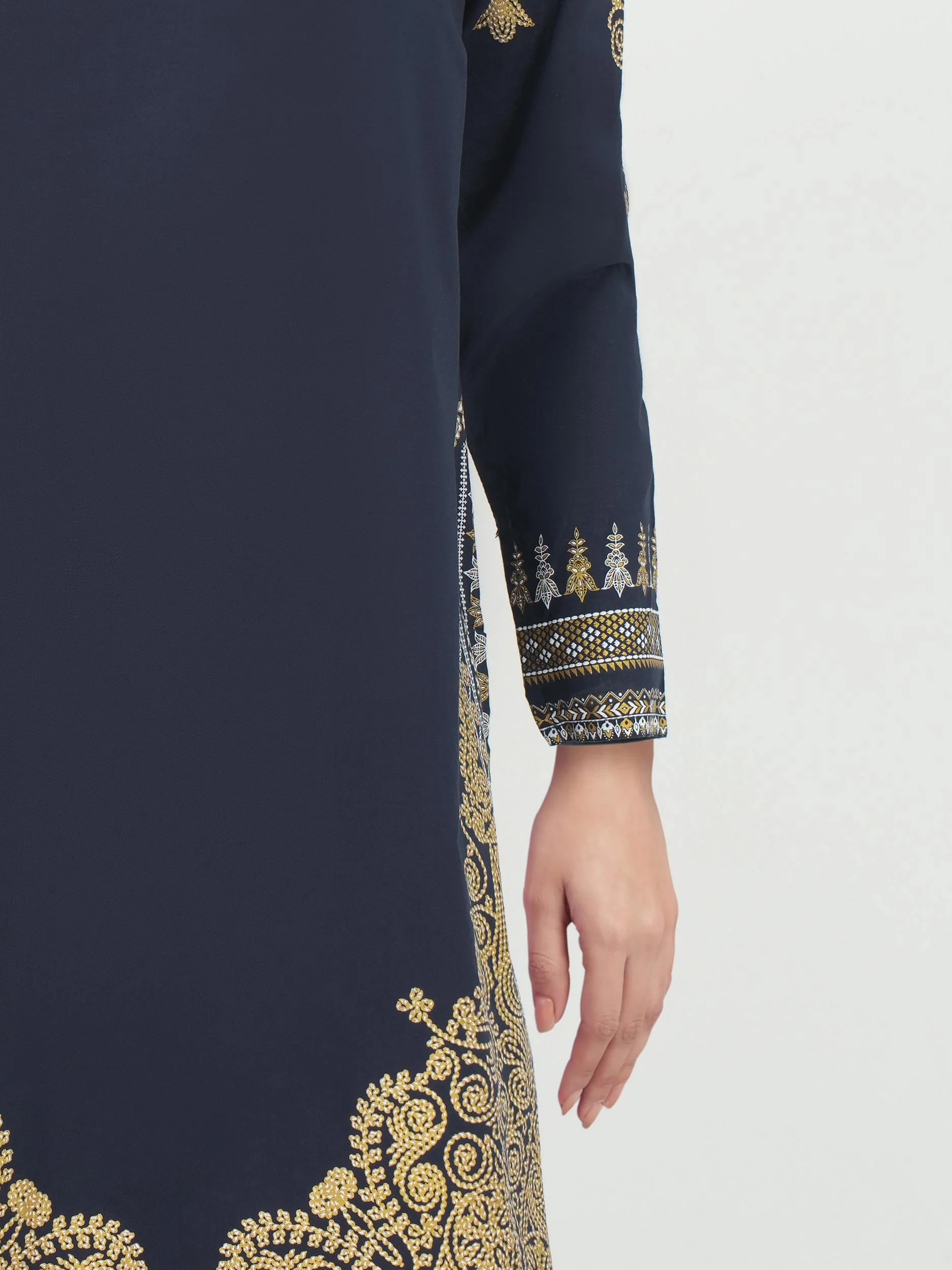 3 Piece Cambric Suit (Pret) - Image 5