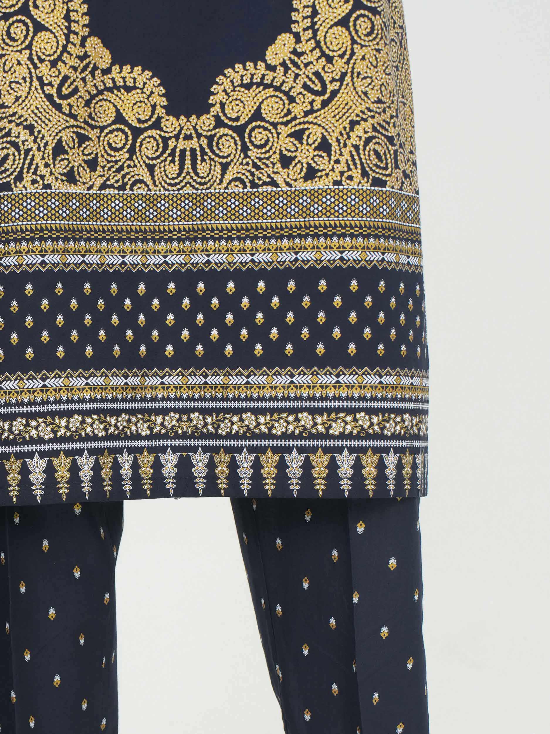 3 Piece Cambric Suit (Pret) - Image 6