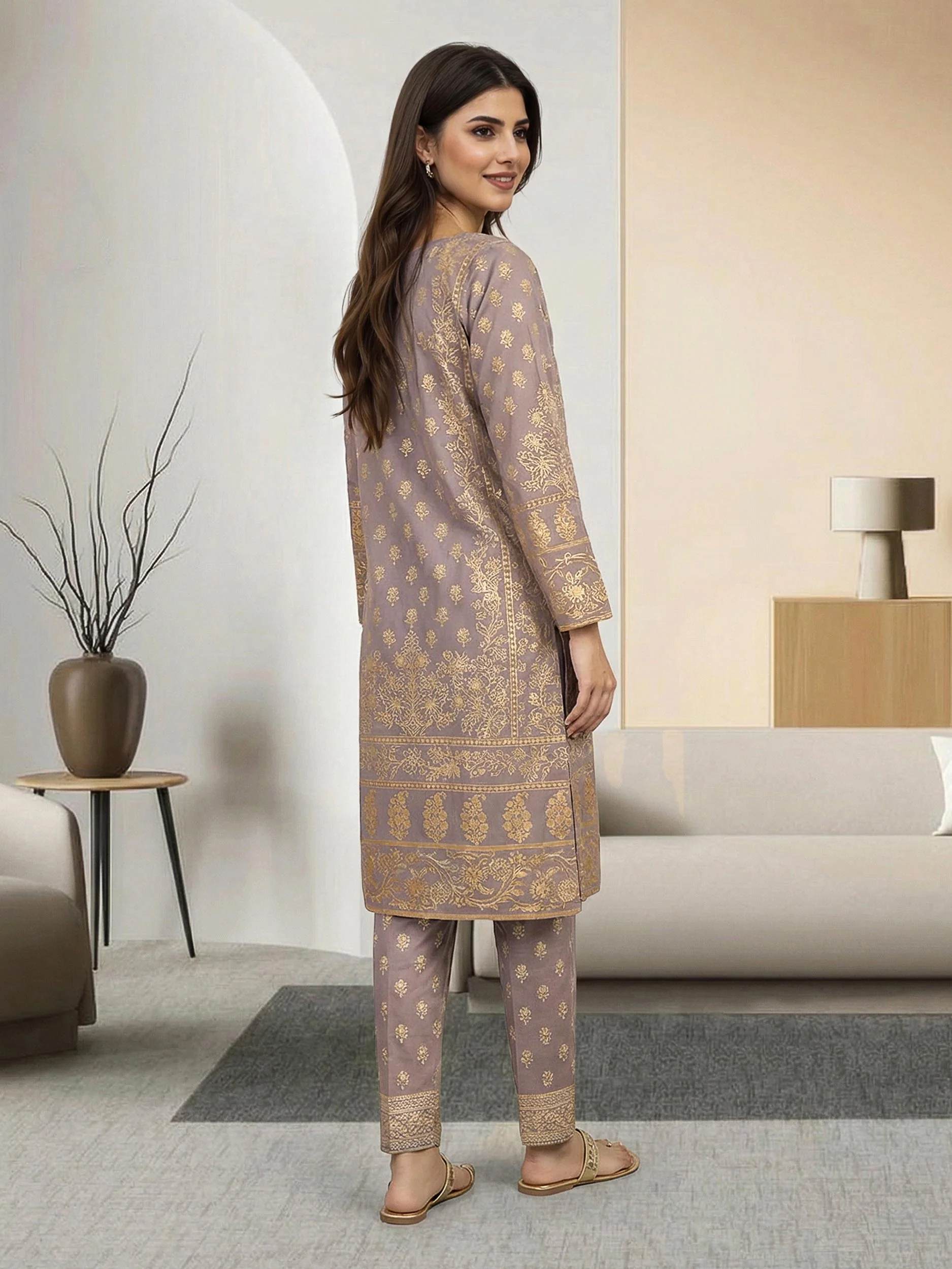 2 Piece Lawn Suit (Pret) - Image 3