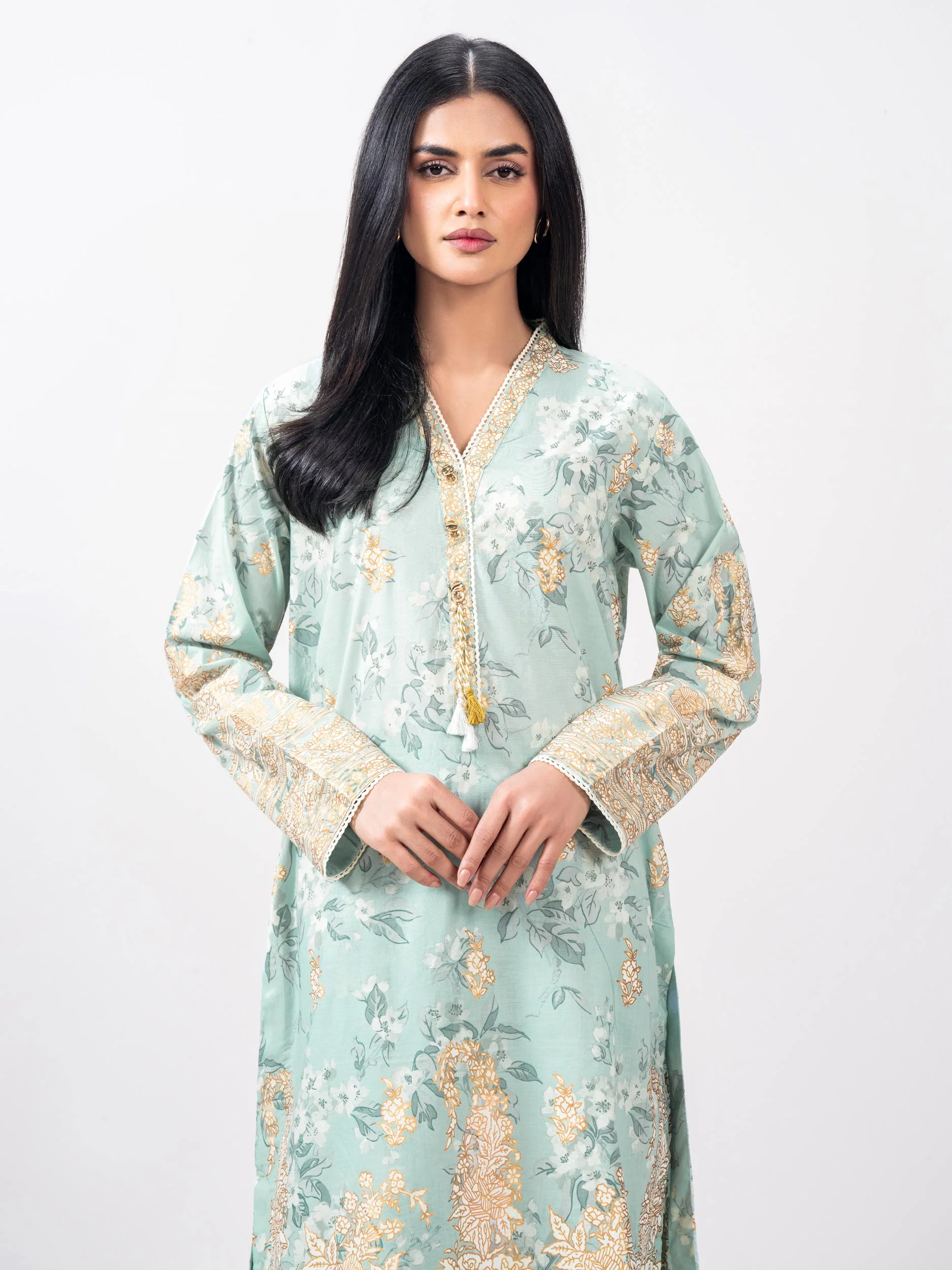 2 Piece Cambric Suit (Pret) - Image 4