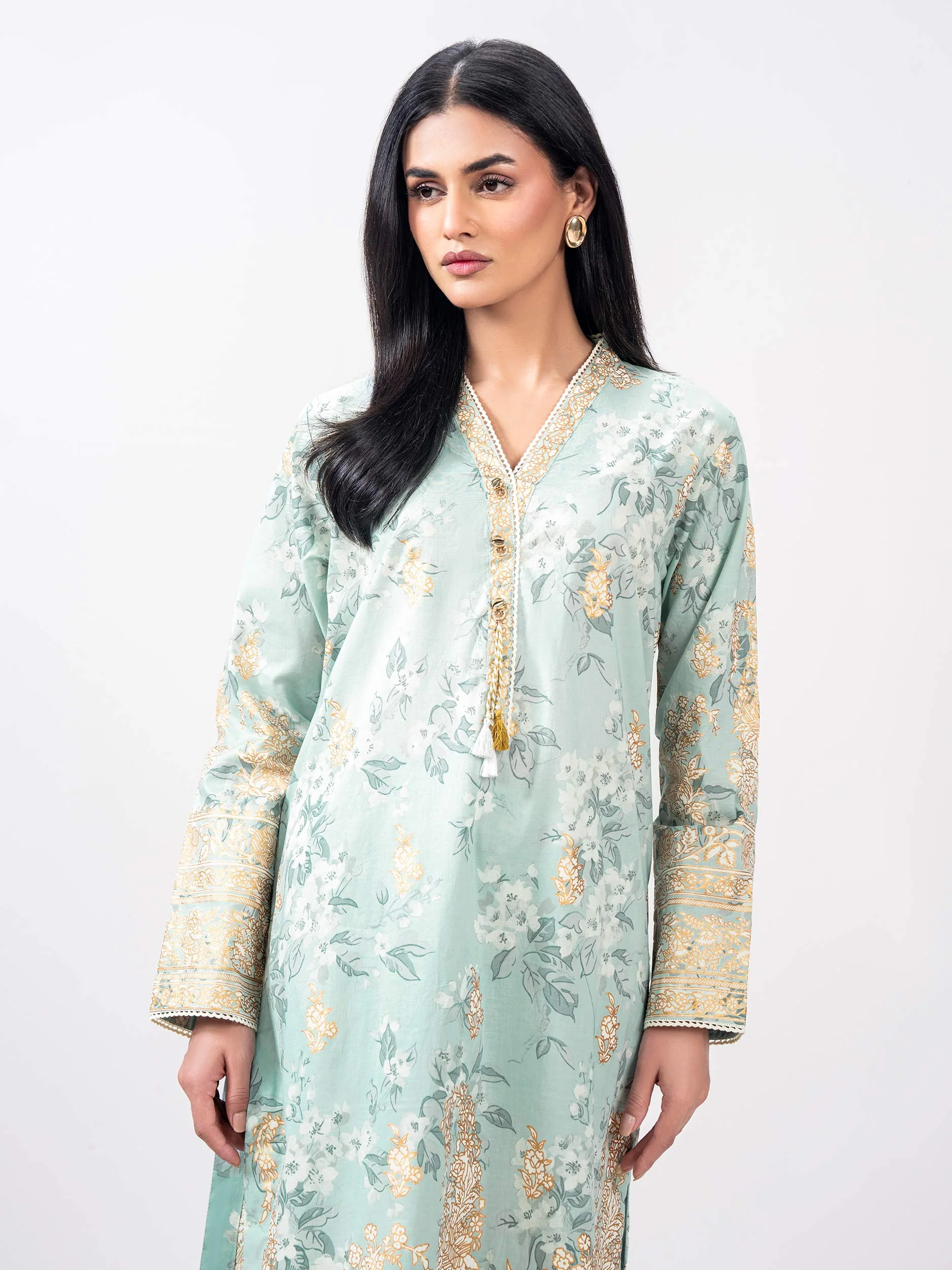 2 Piece Cambric Suit (Pret) - Image 5