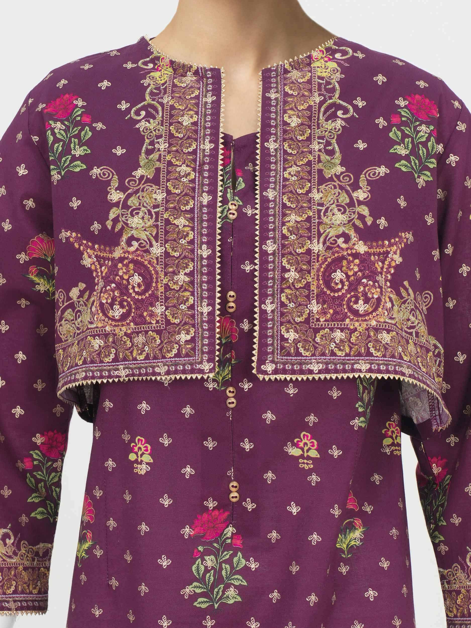 2 Piece Cambric Suit (Pret) - Image 4