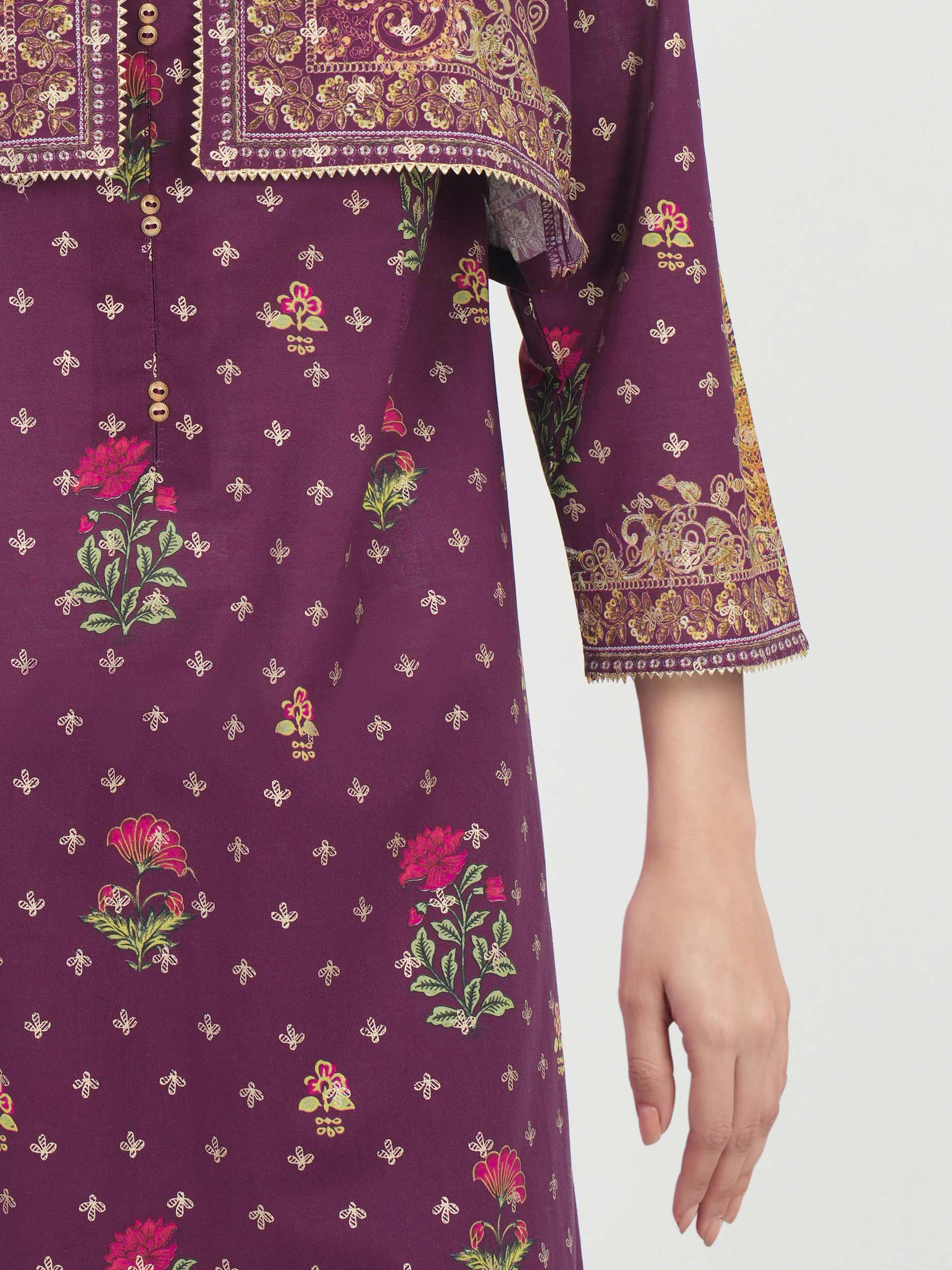 2 Piece Cambric Suit (Pret) - Image 5