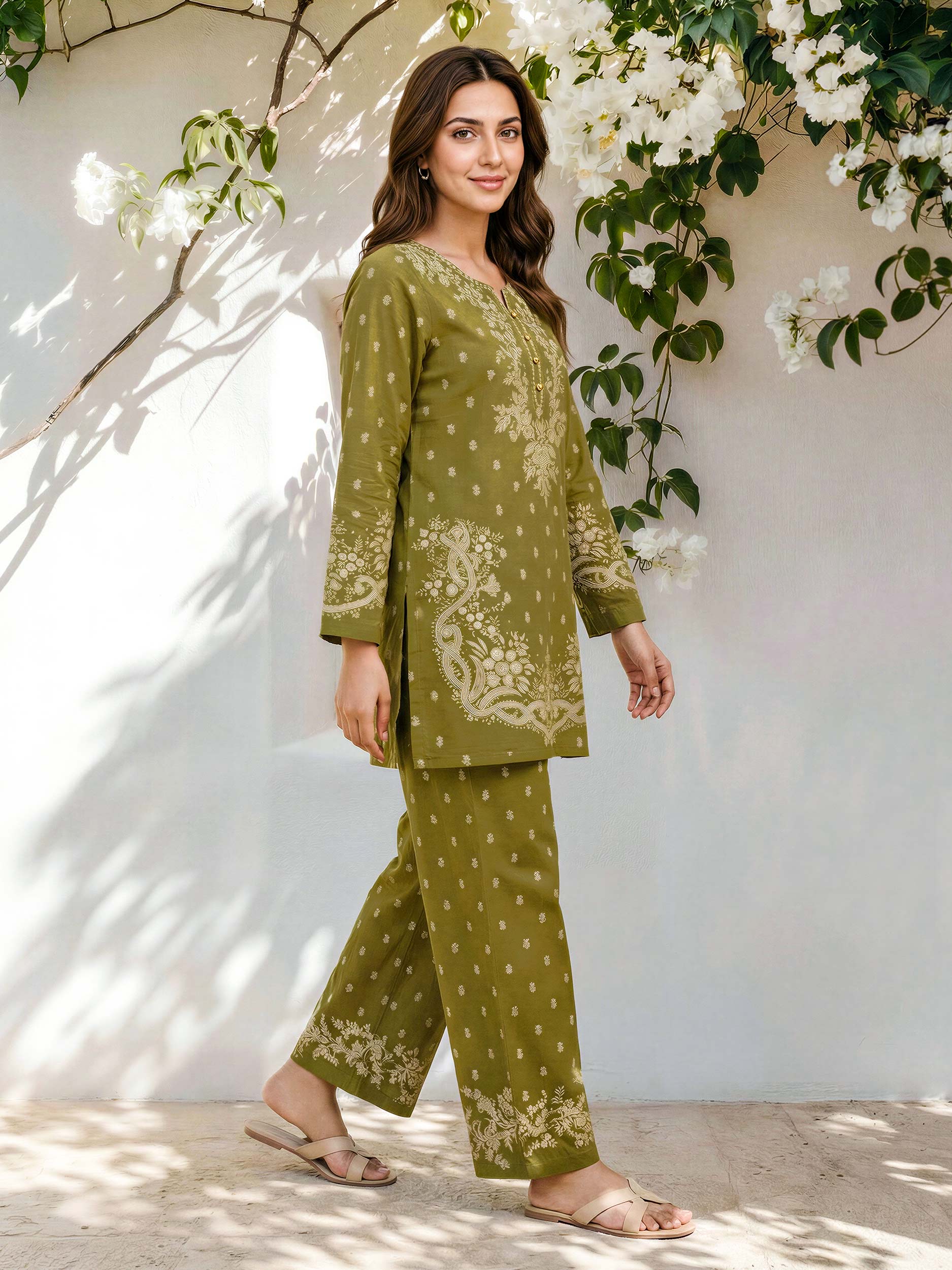 2 Piece Lawn Suit (Pret) - Image 2