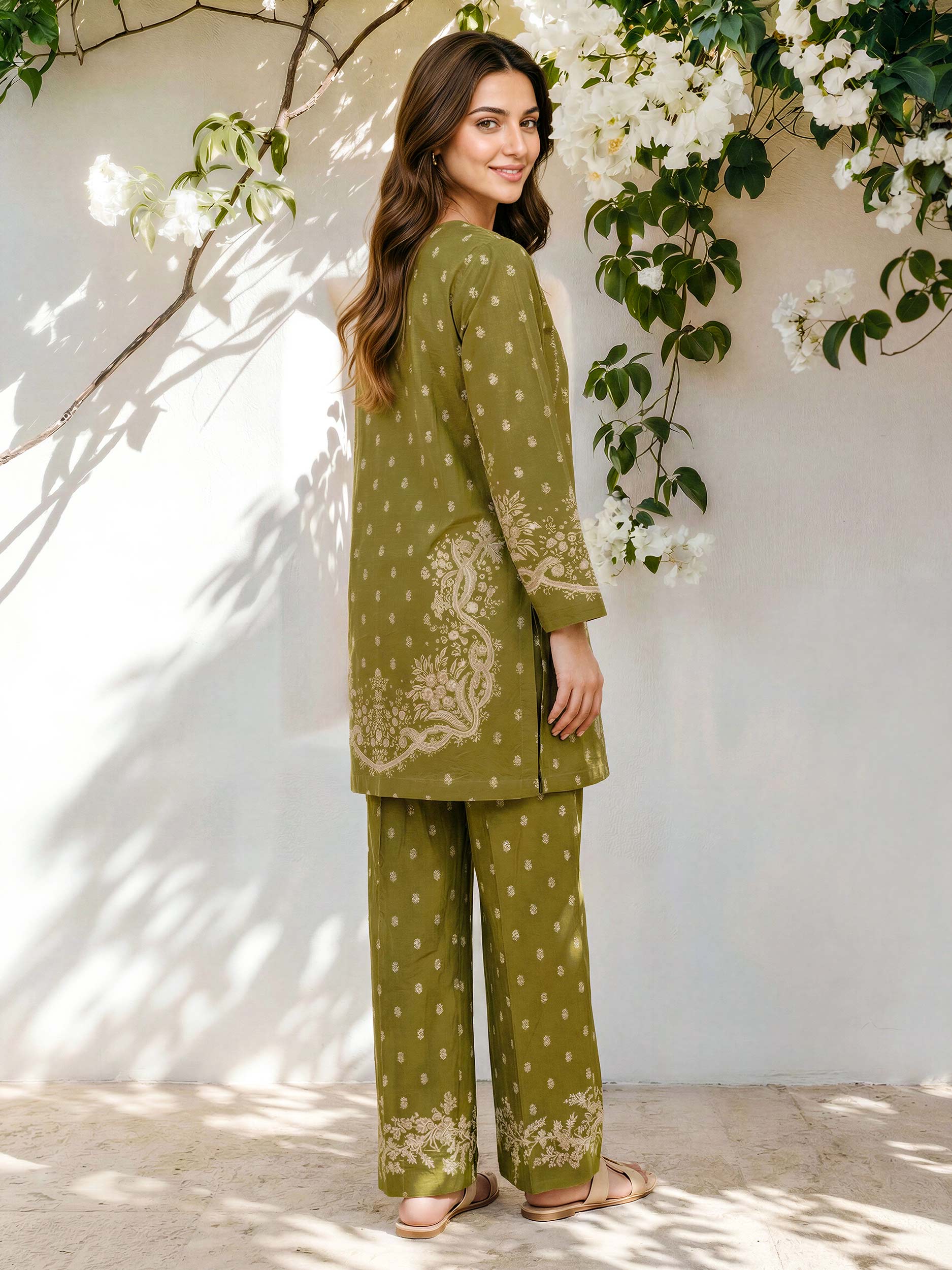 2 Piece Lawn Suit (Pret) - Image 3