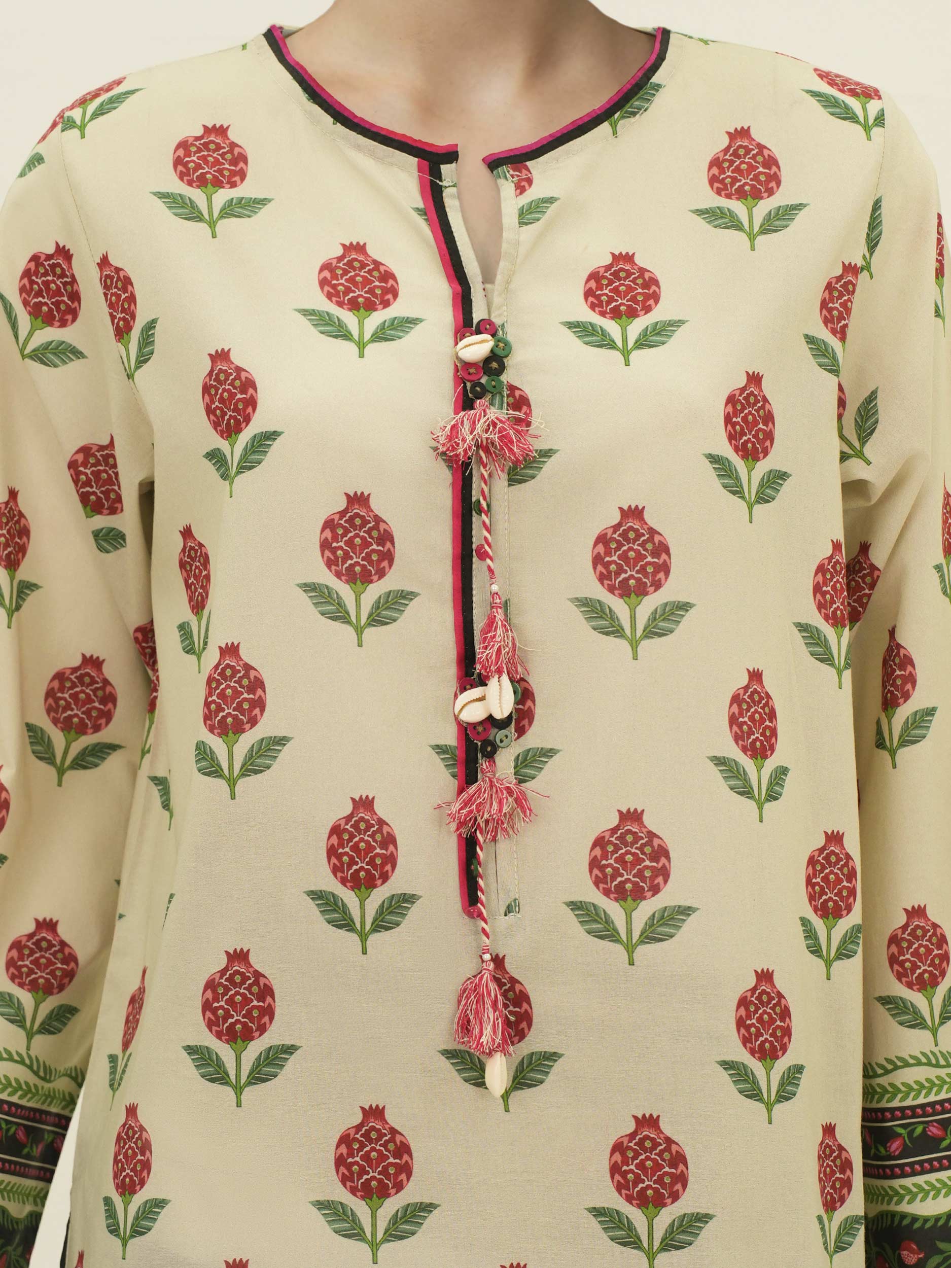 2 Piece Cambric Suit (Pret) - Image 4