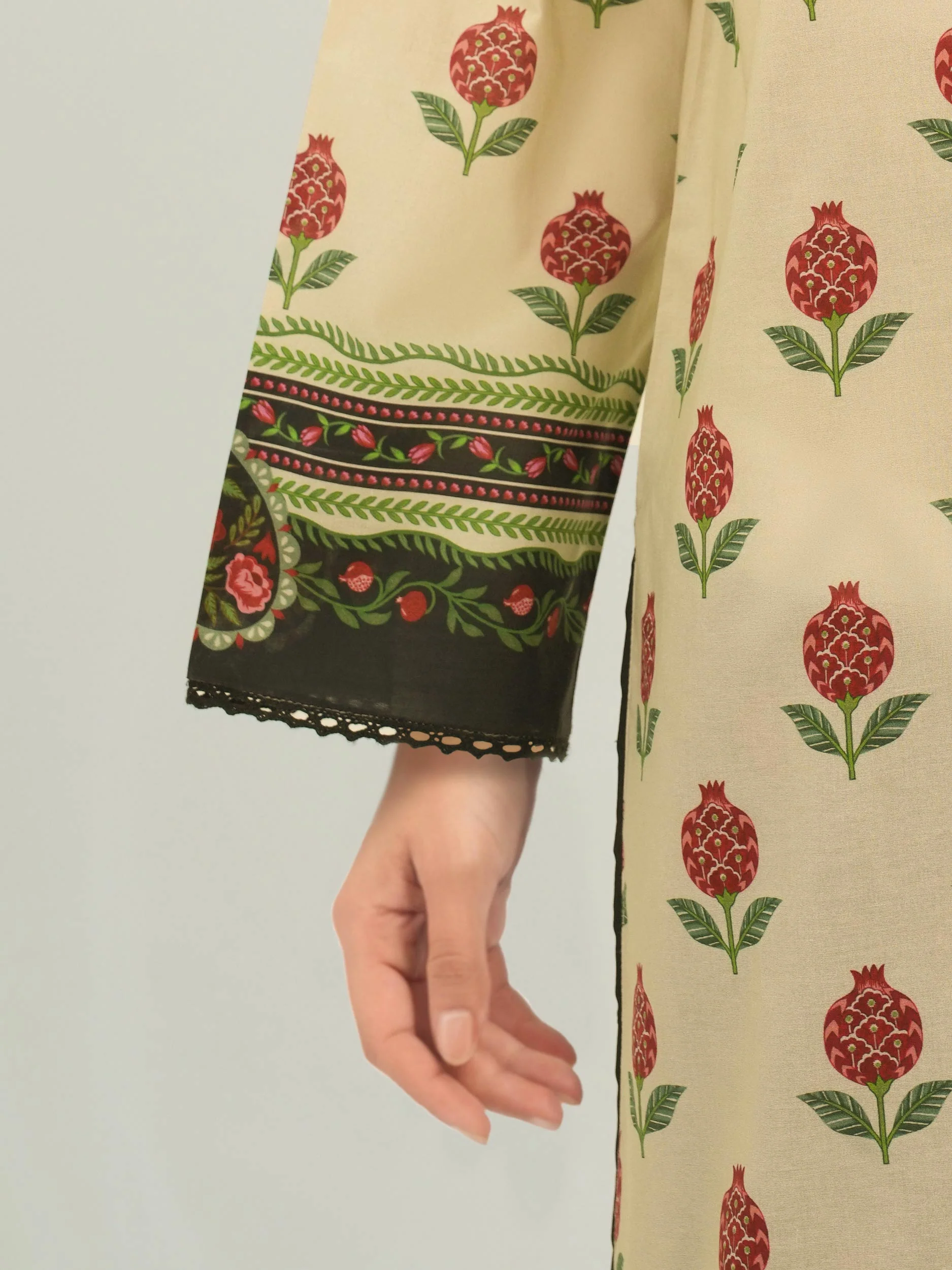 2 Piece Cambric Suit (Pret) - Image 5
